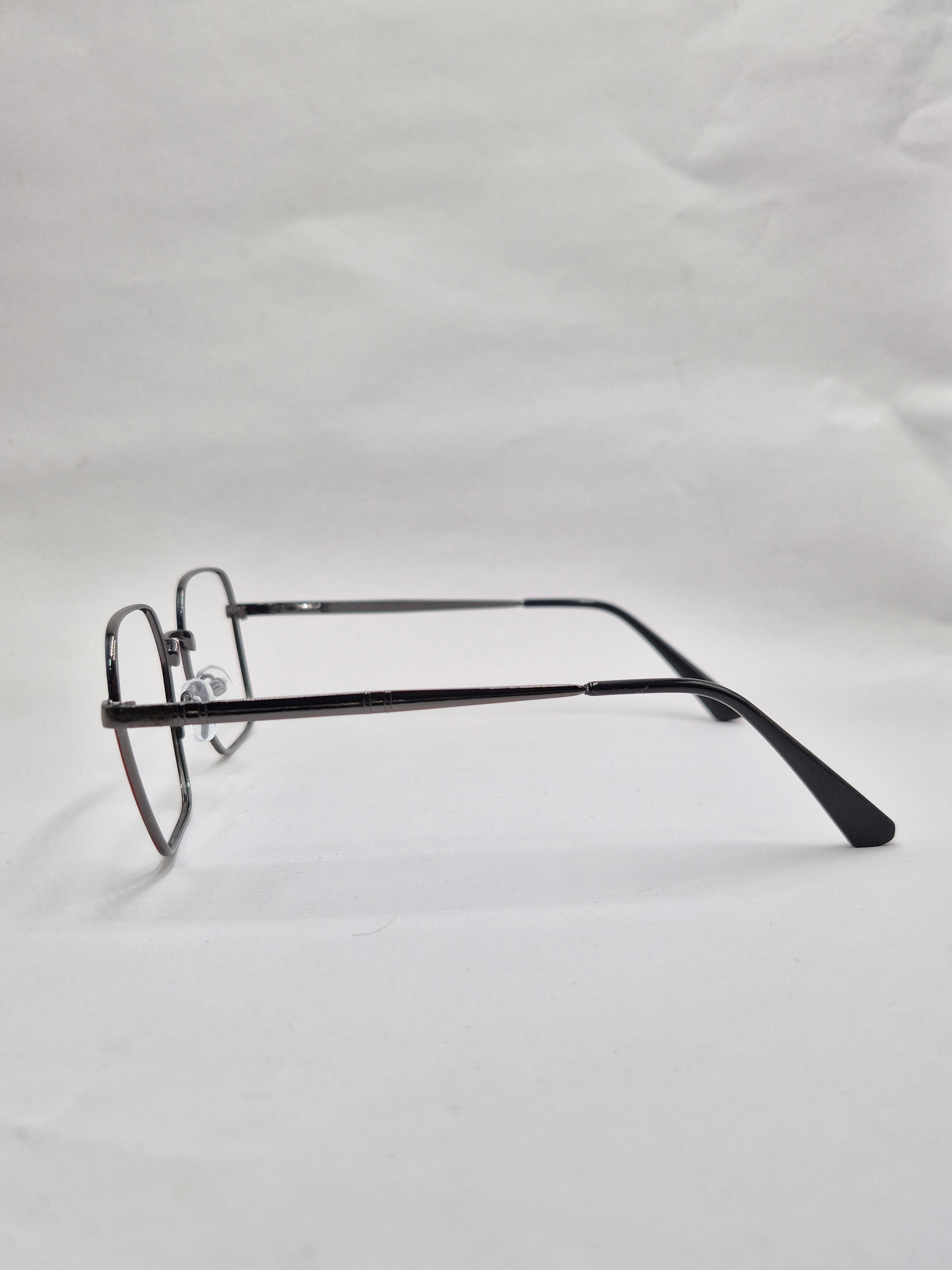 vision plus metallic blue and red metal frame