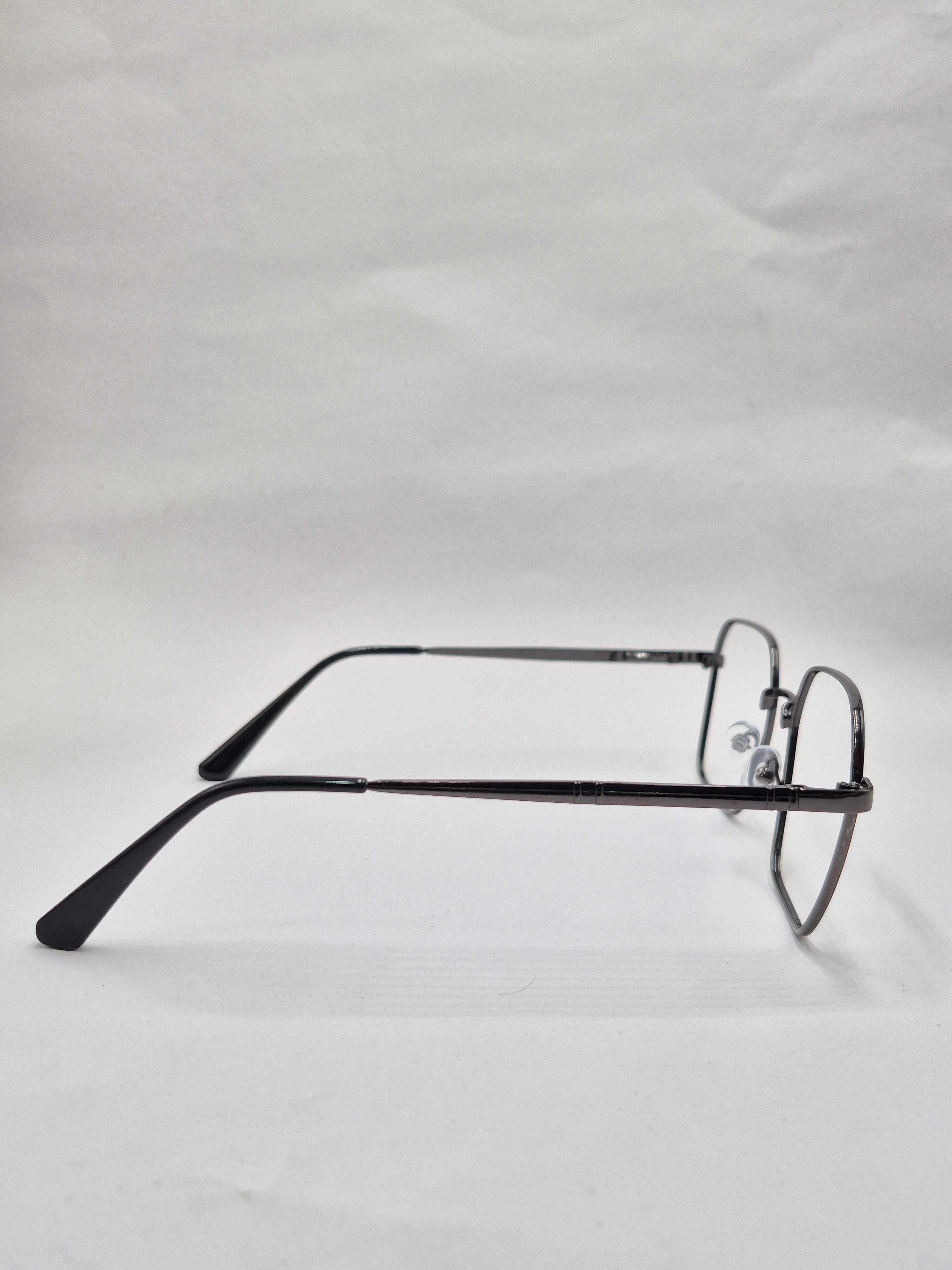 vision plus metallic blue and red metal frame