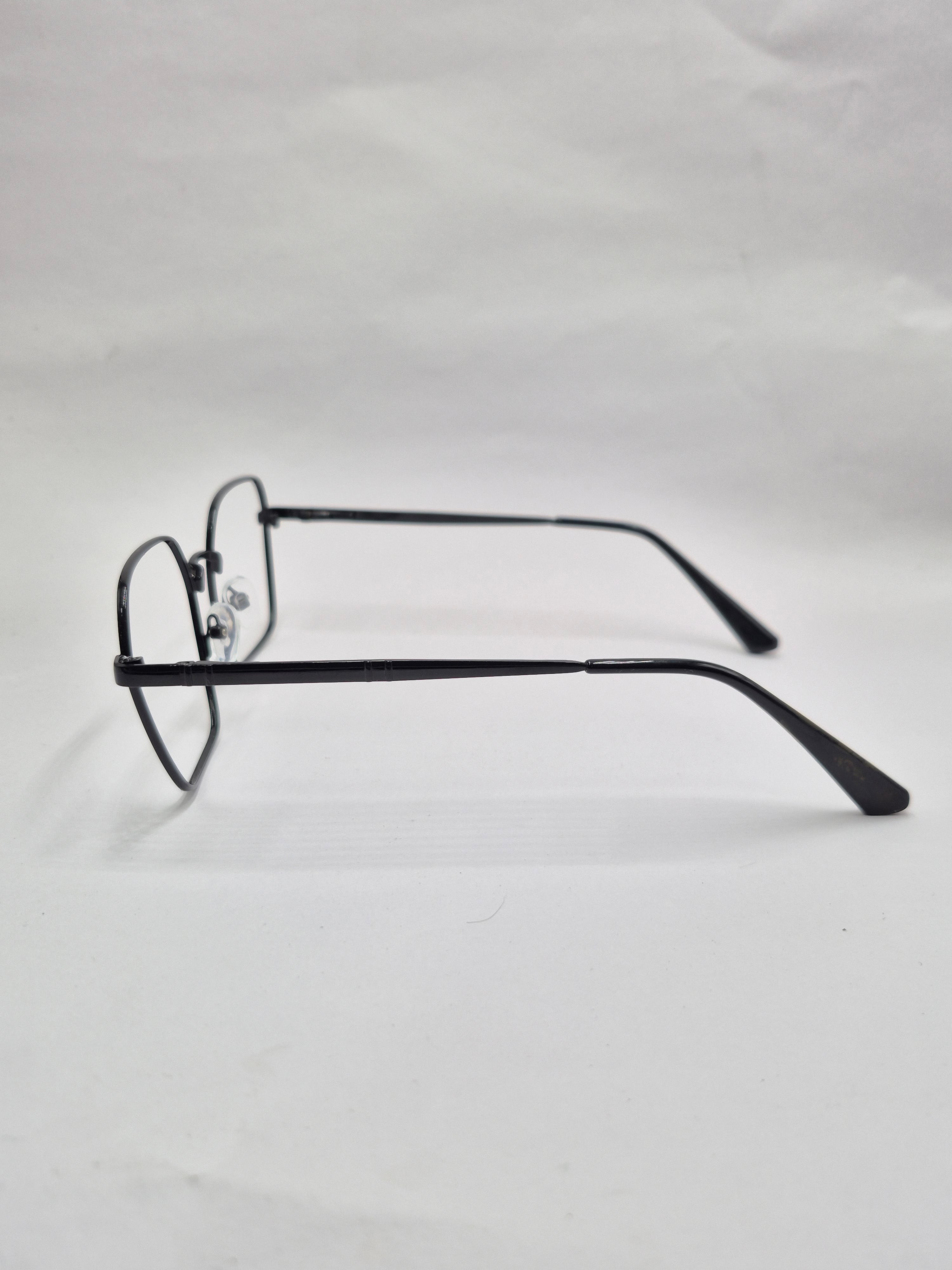 vision plus metallic black metal frame