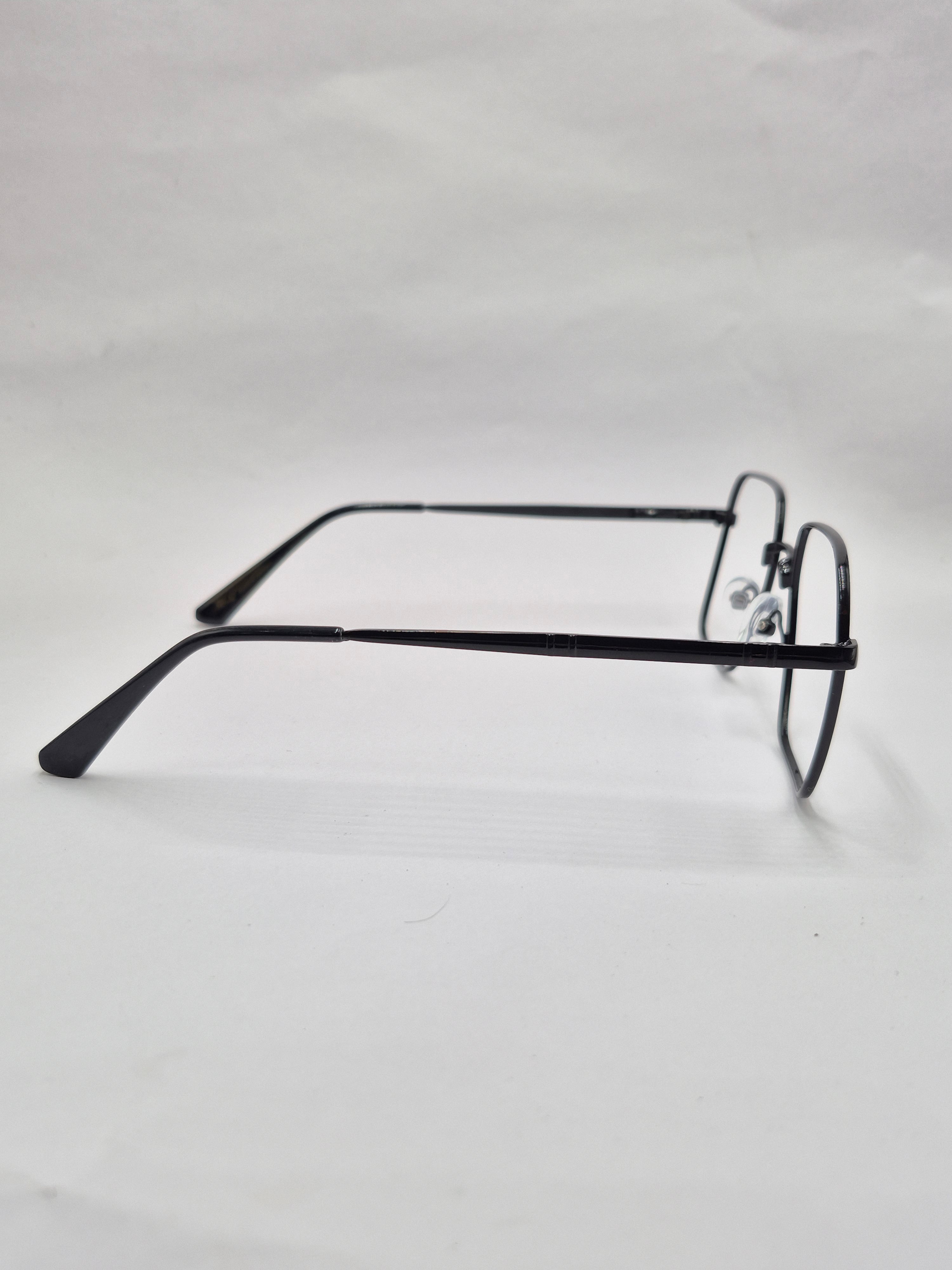 vision plus metallic black metal frame