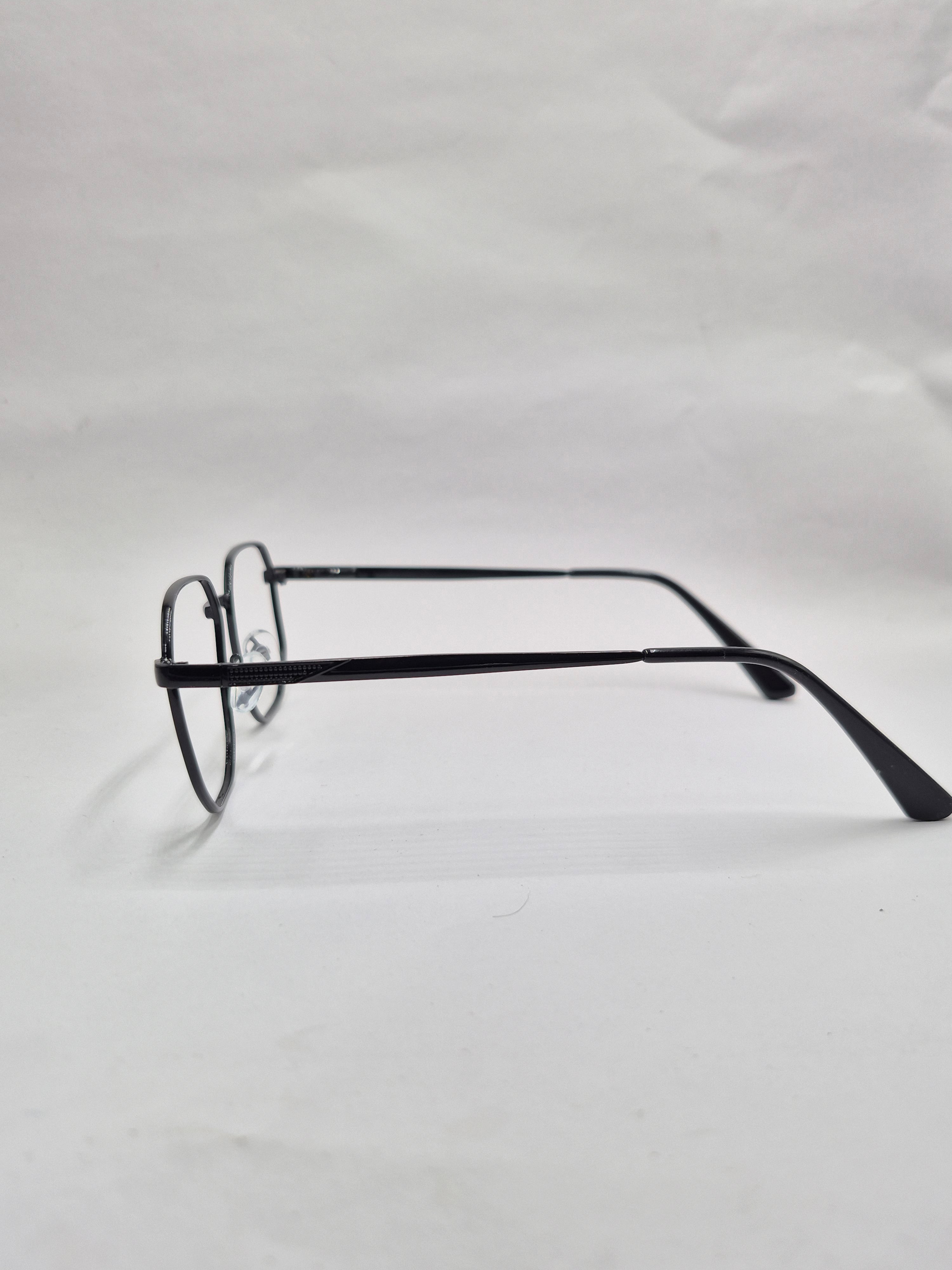 vision plus metallic black metal frame