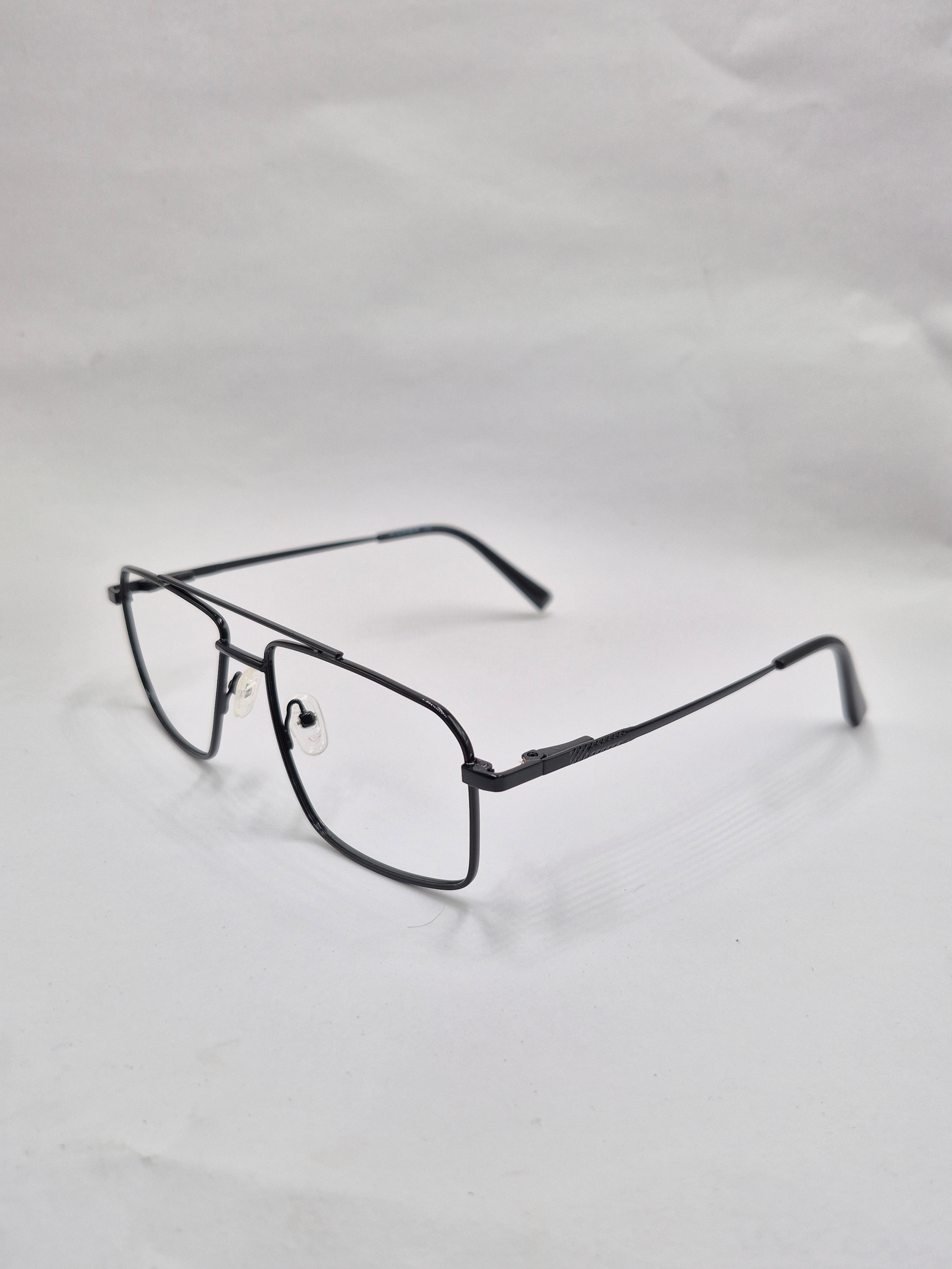 vision plus metallic black metal frame