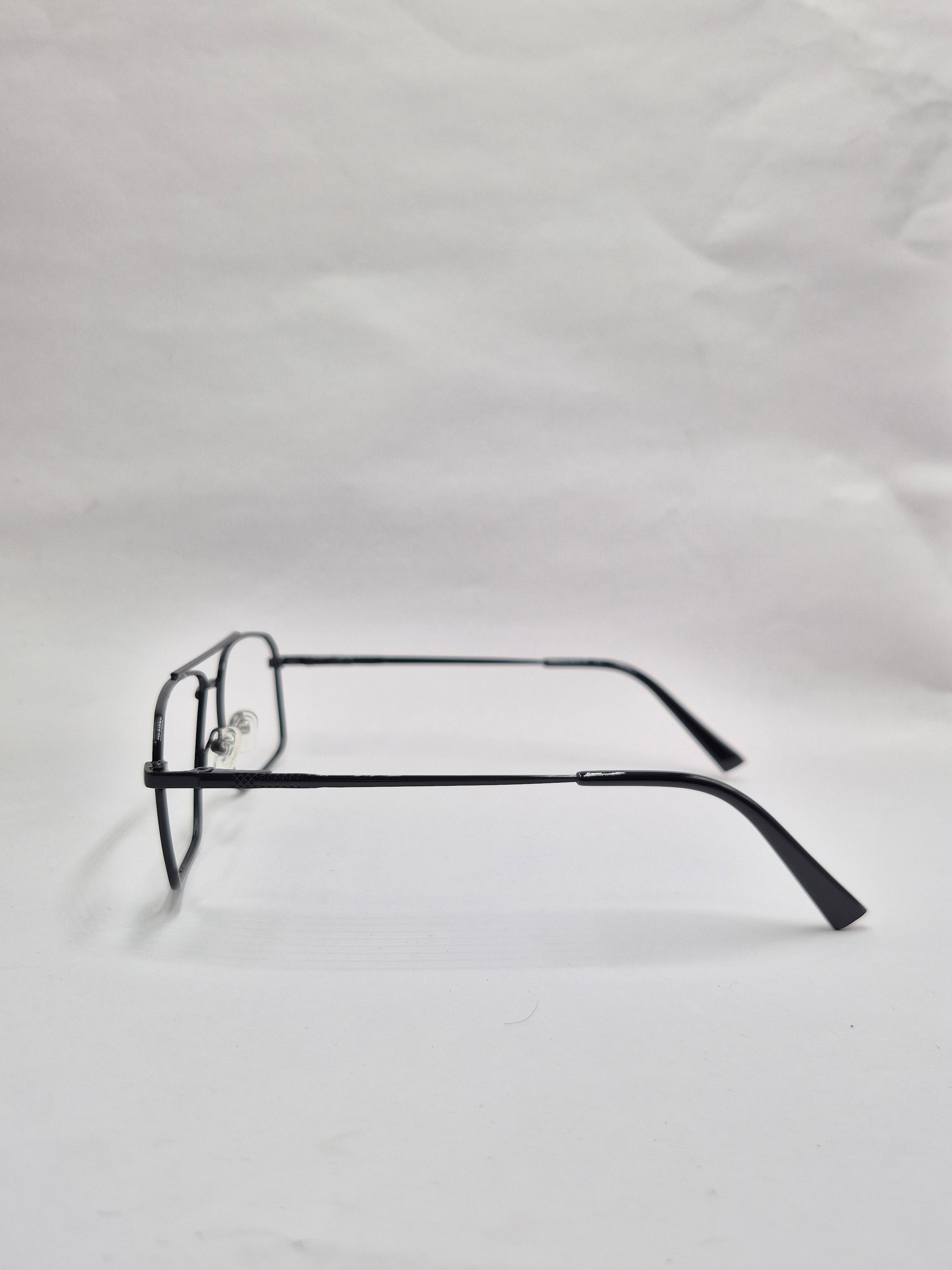 vision plus metallic black metal frame