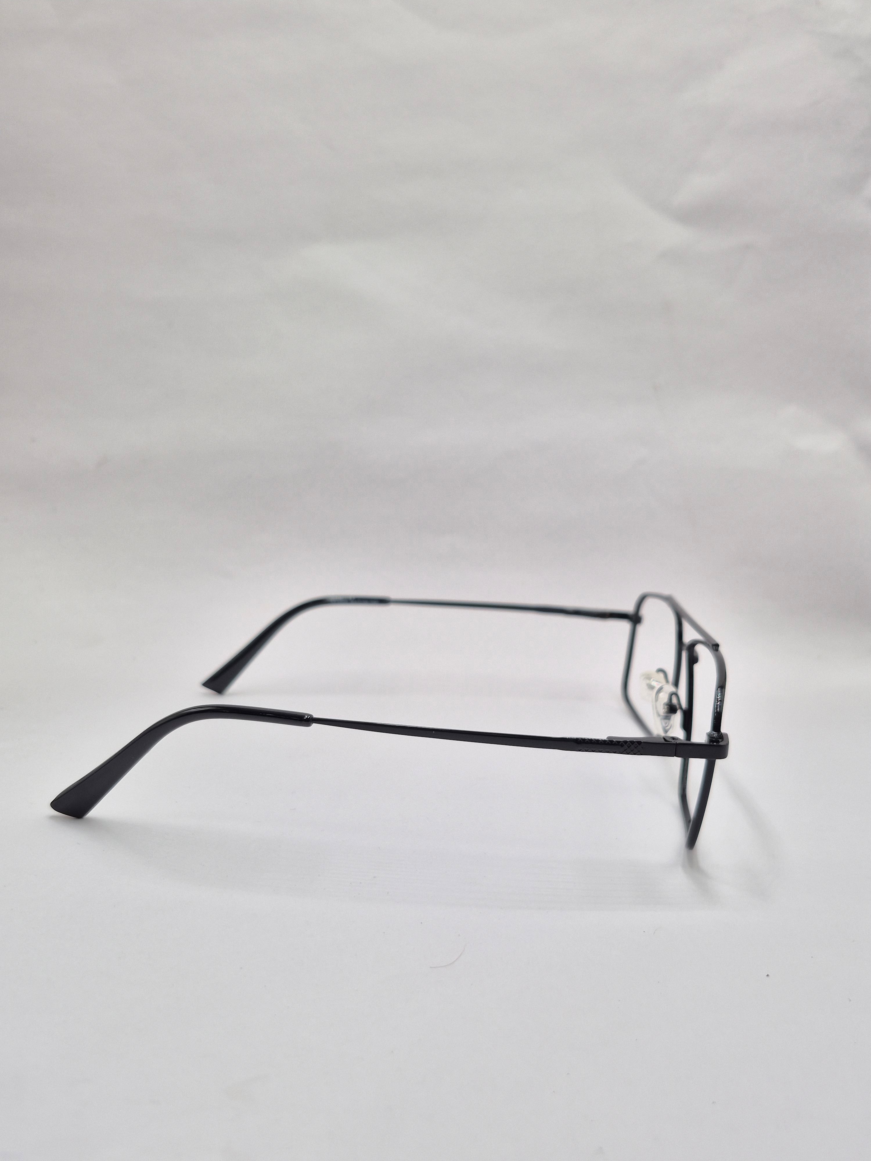 vision plus metallic black metal frame