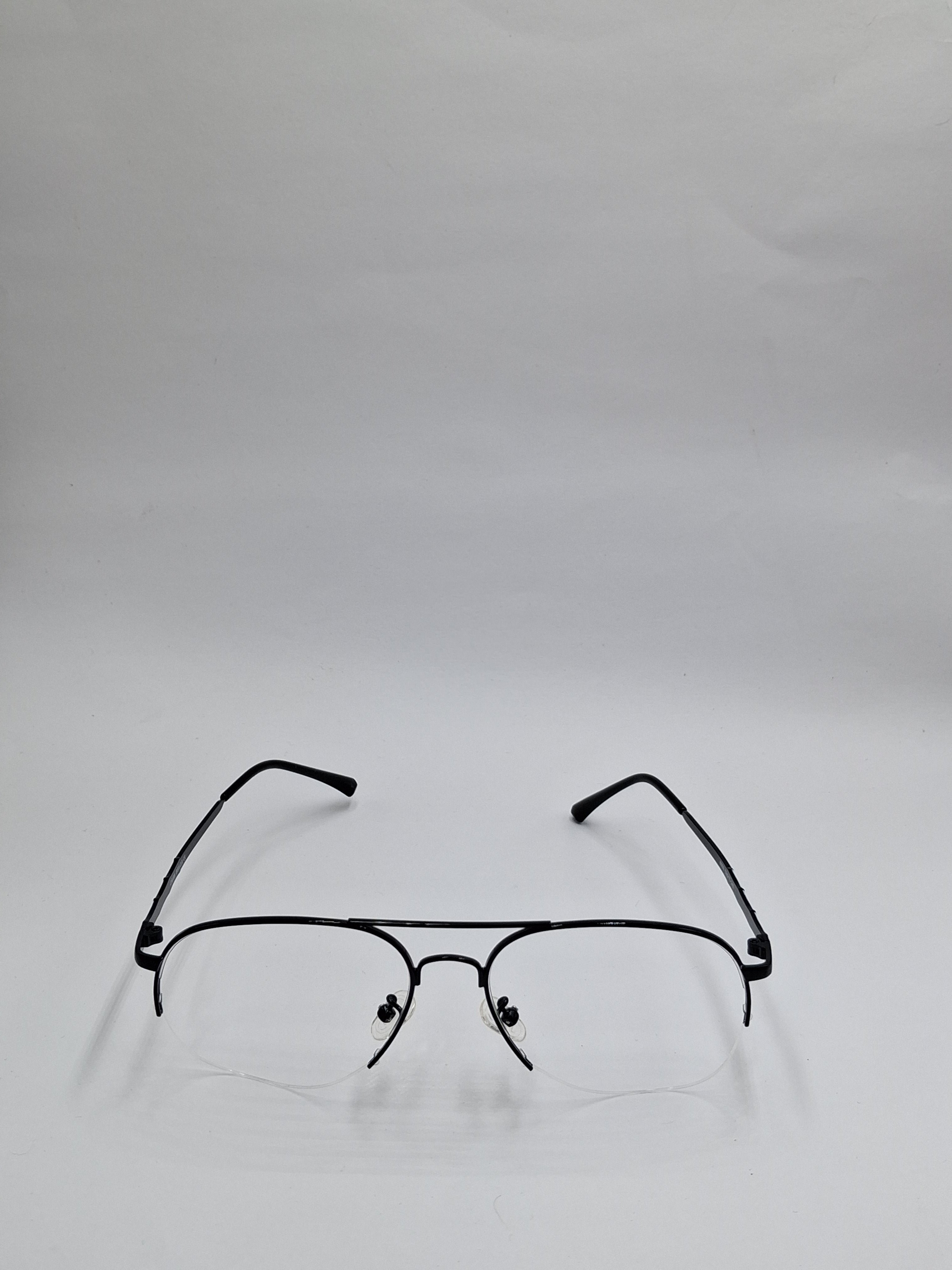 vision plus metallic black metal frame