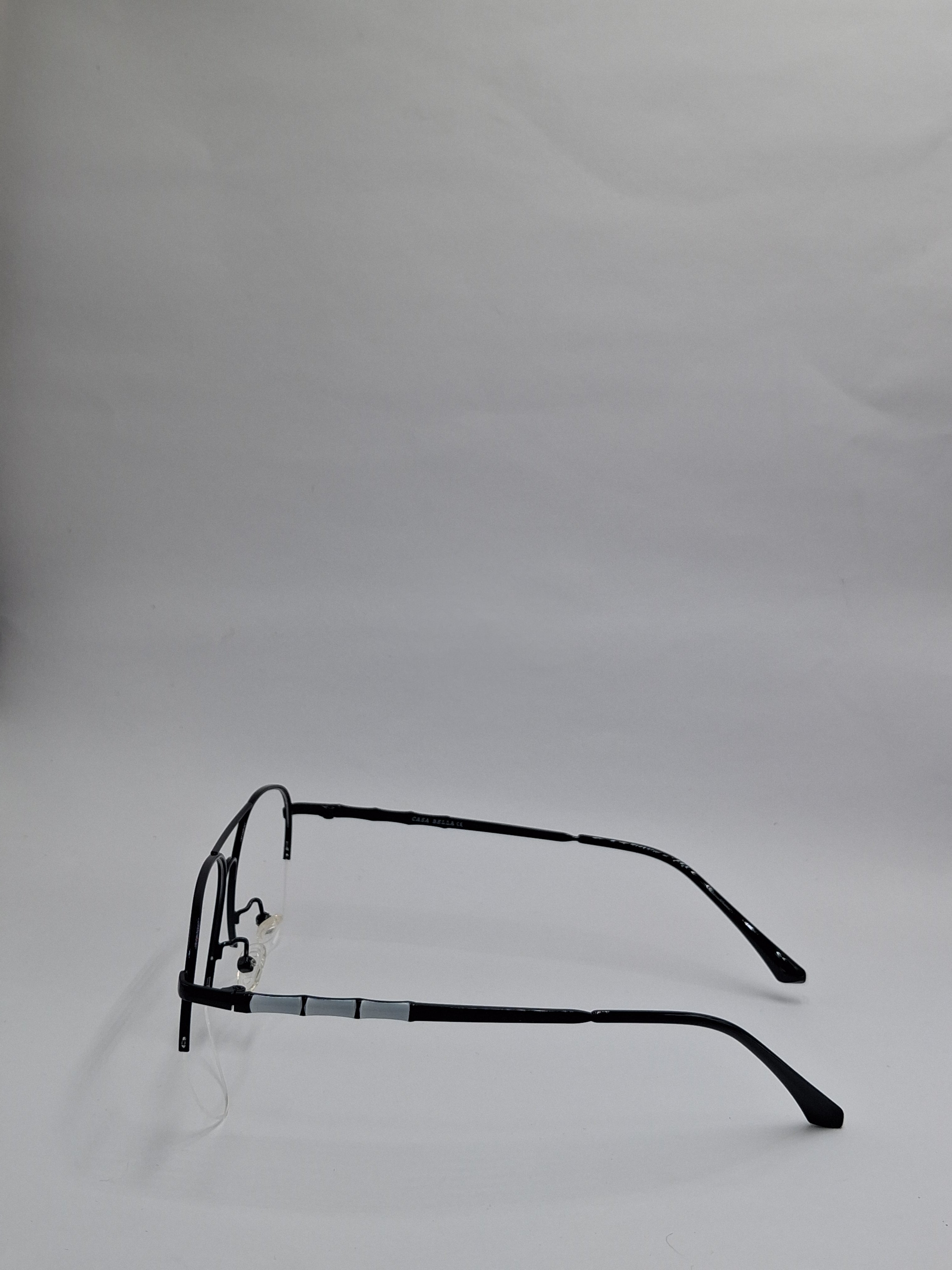 vision plus metallic black metal frame