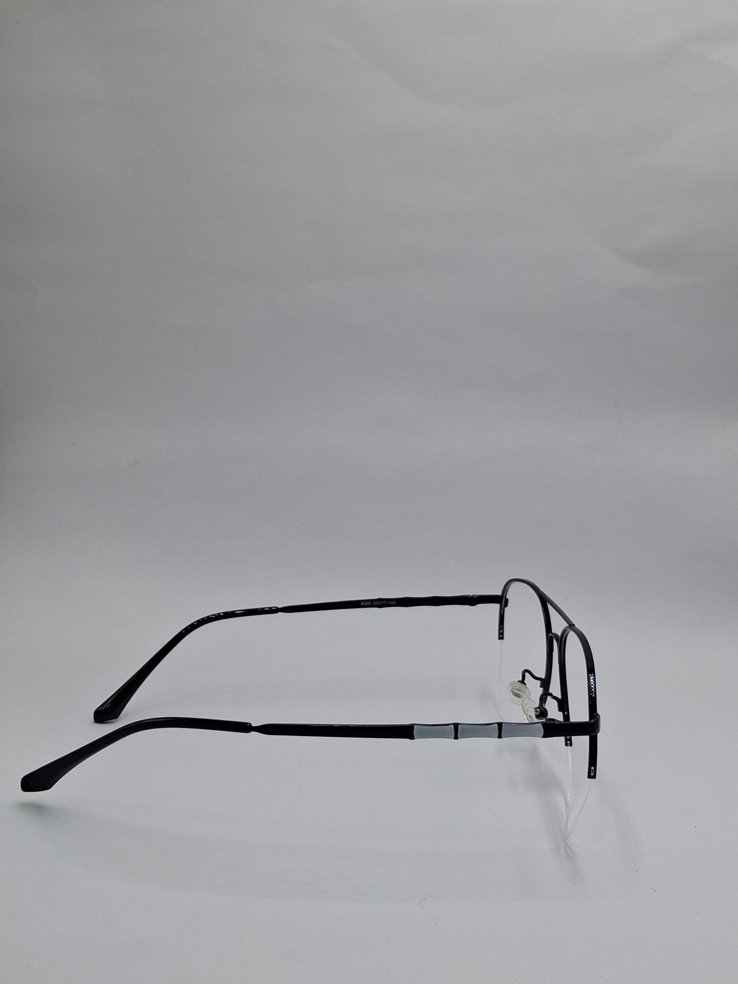 vision plus metallic black metal frame