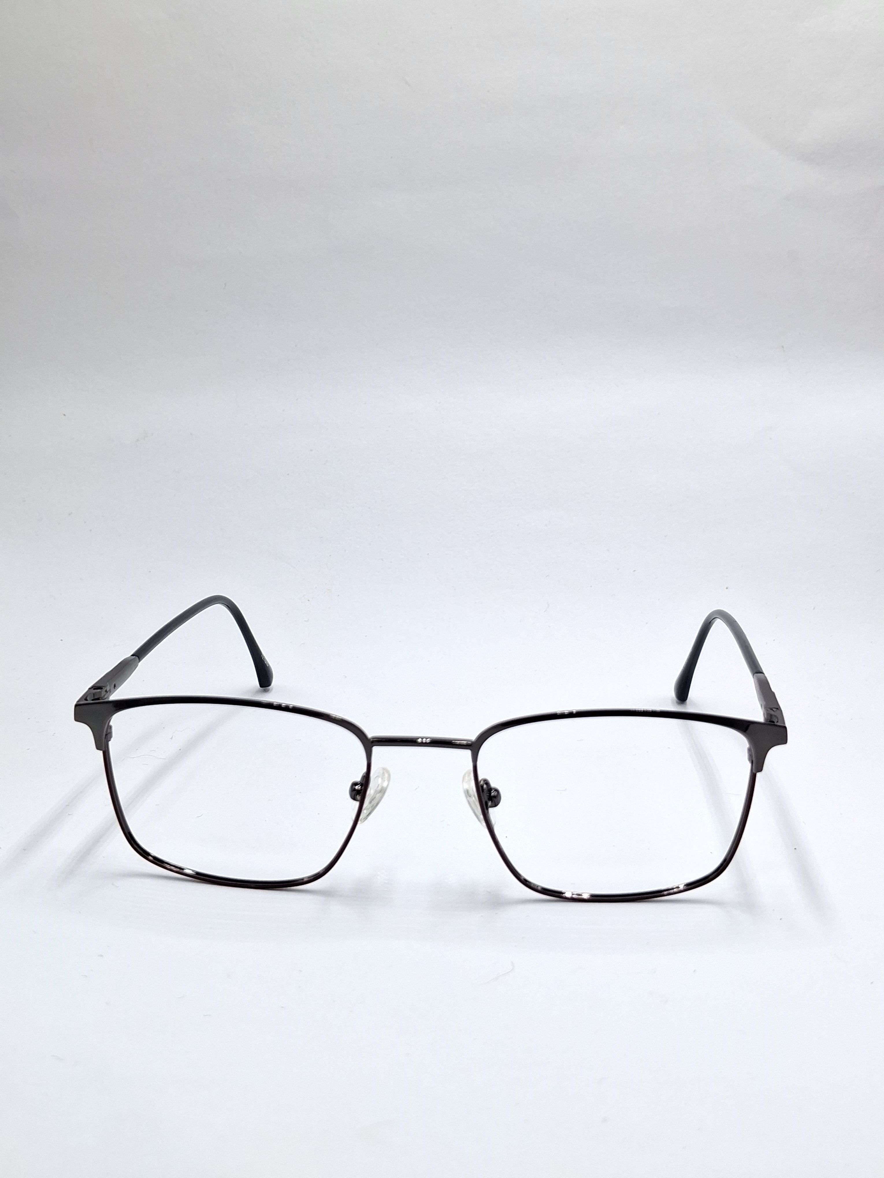 vision plus metallic black and red metal frame