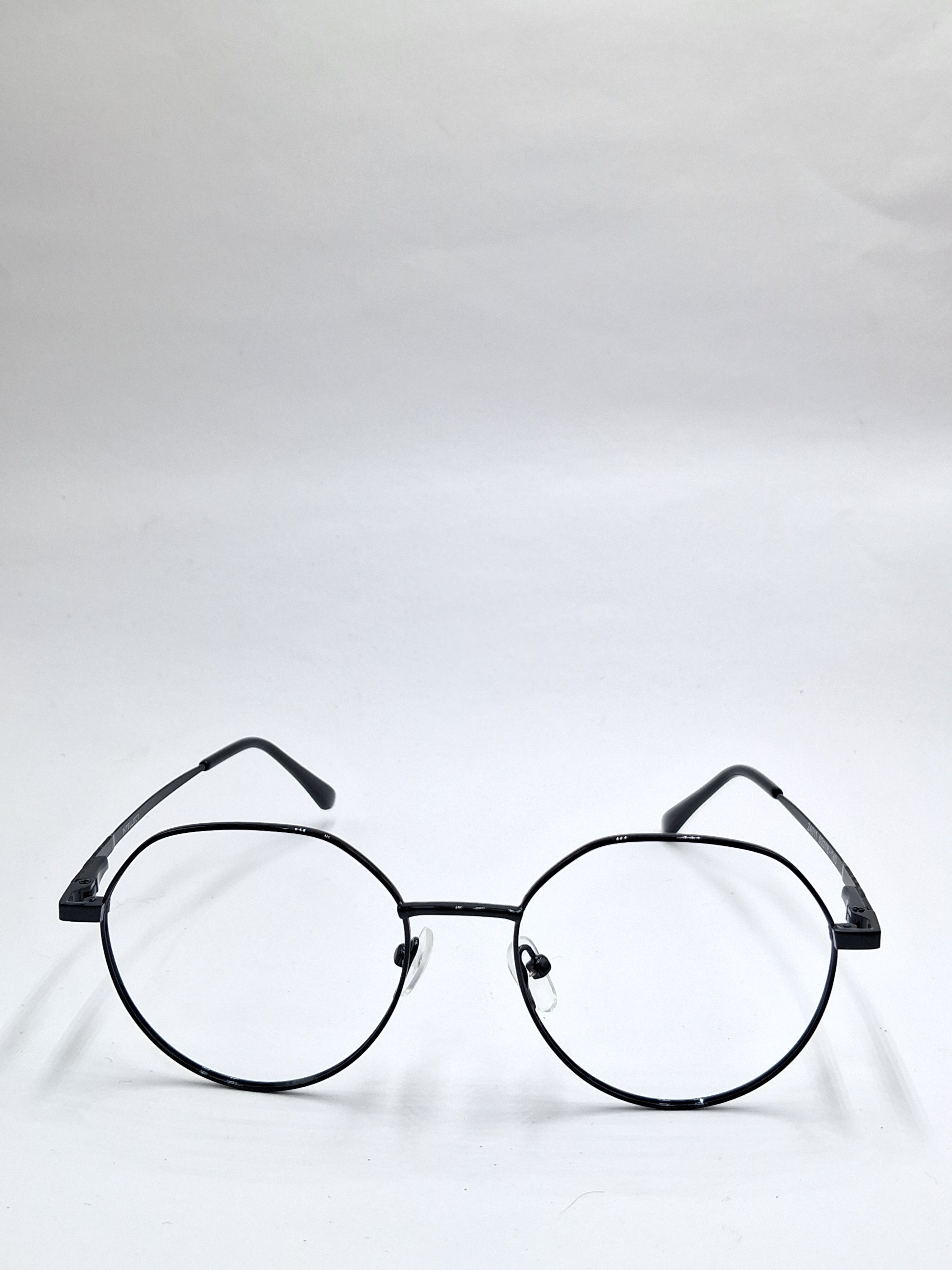 vision plus metallic black metal frame