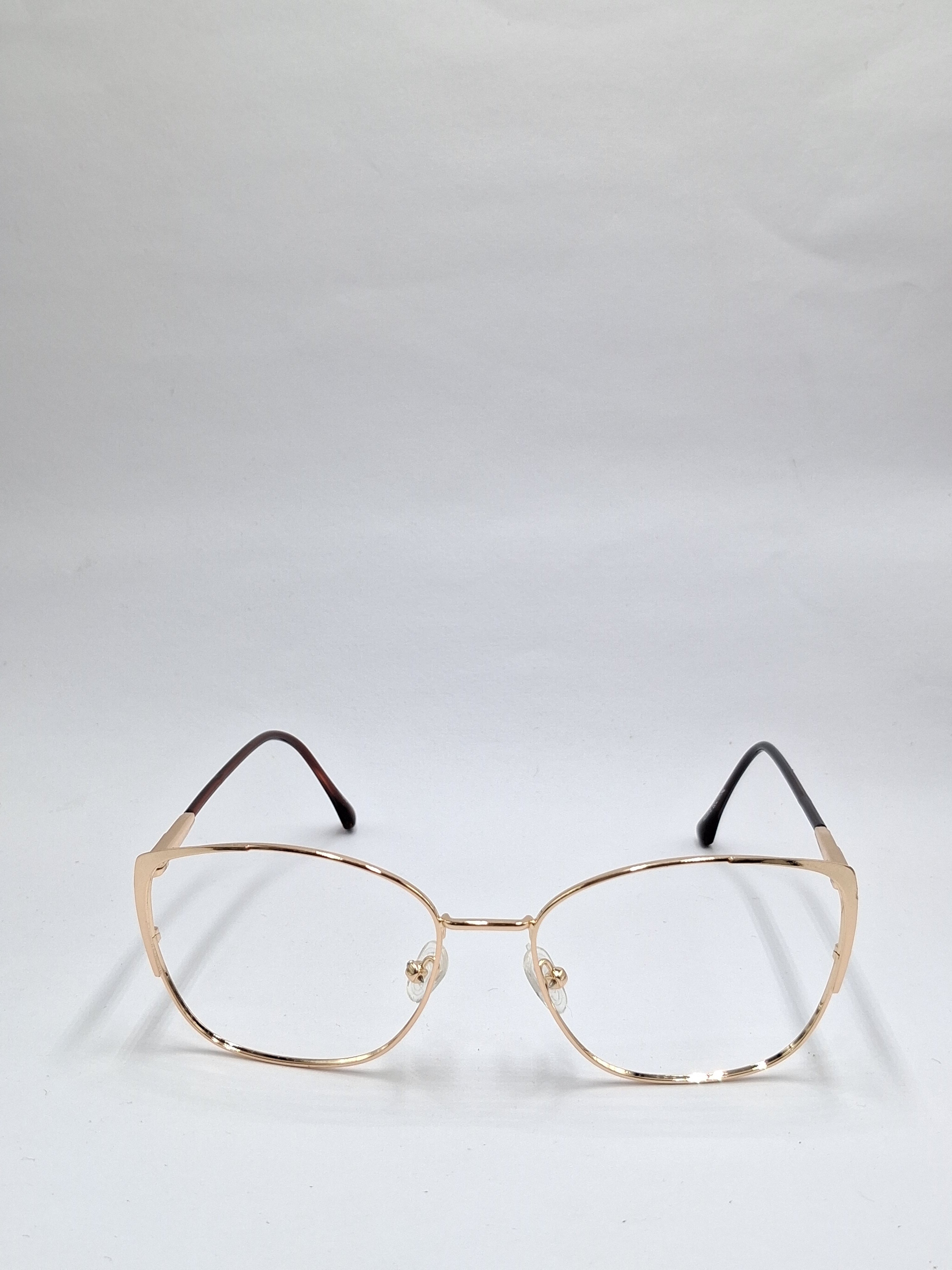 vision plus metallic gold and brown metal frame