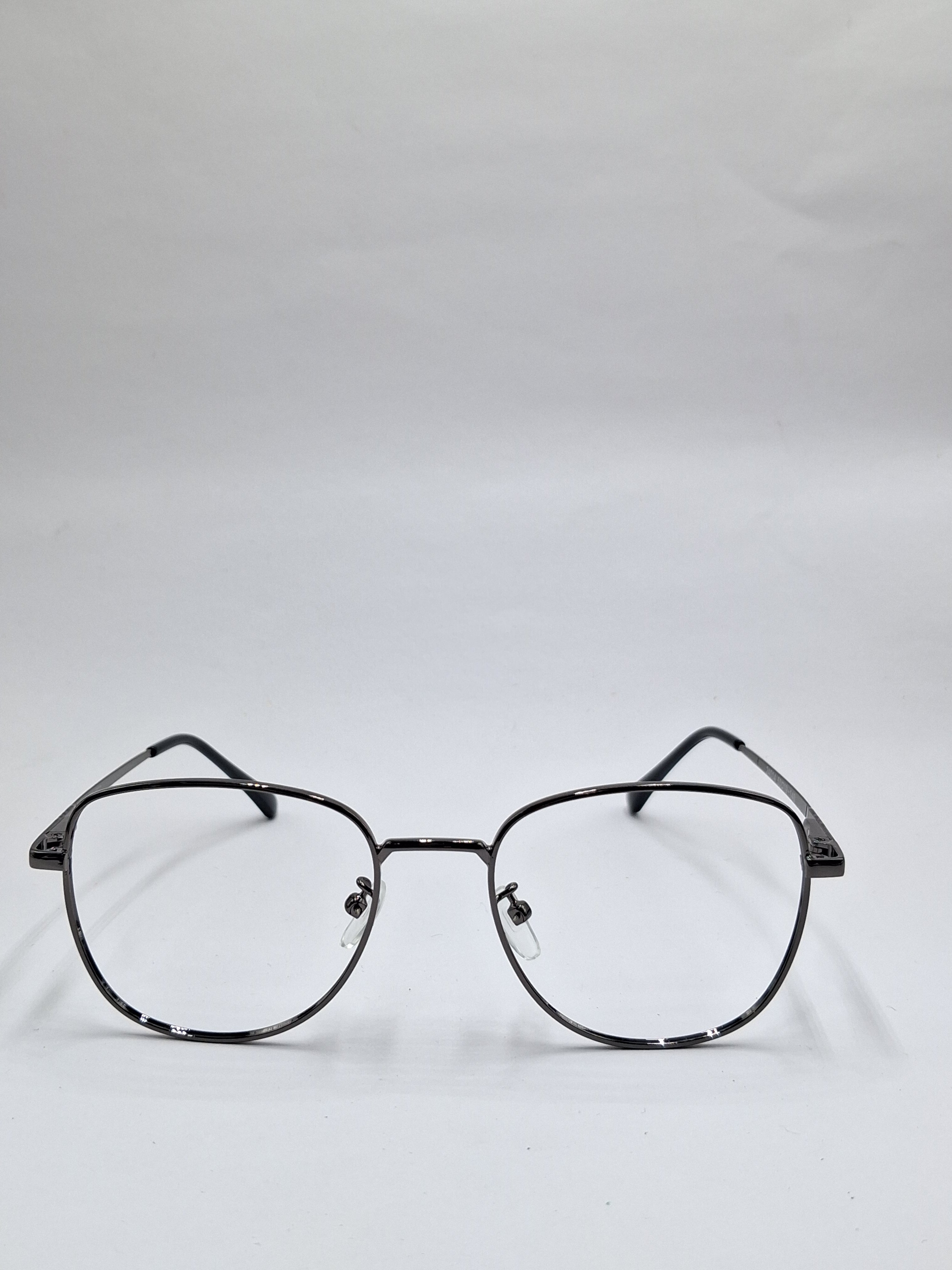 vision plus metallic gray metal frame