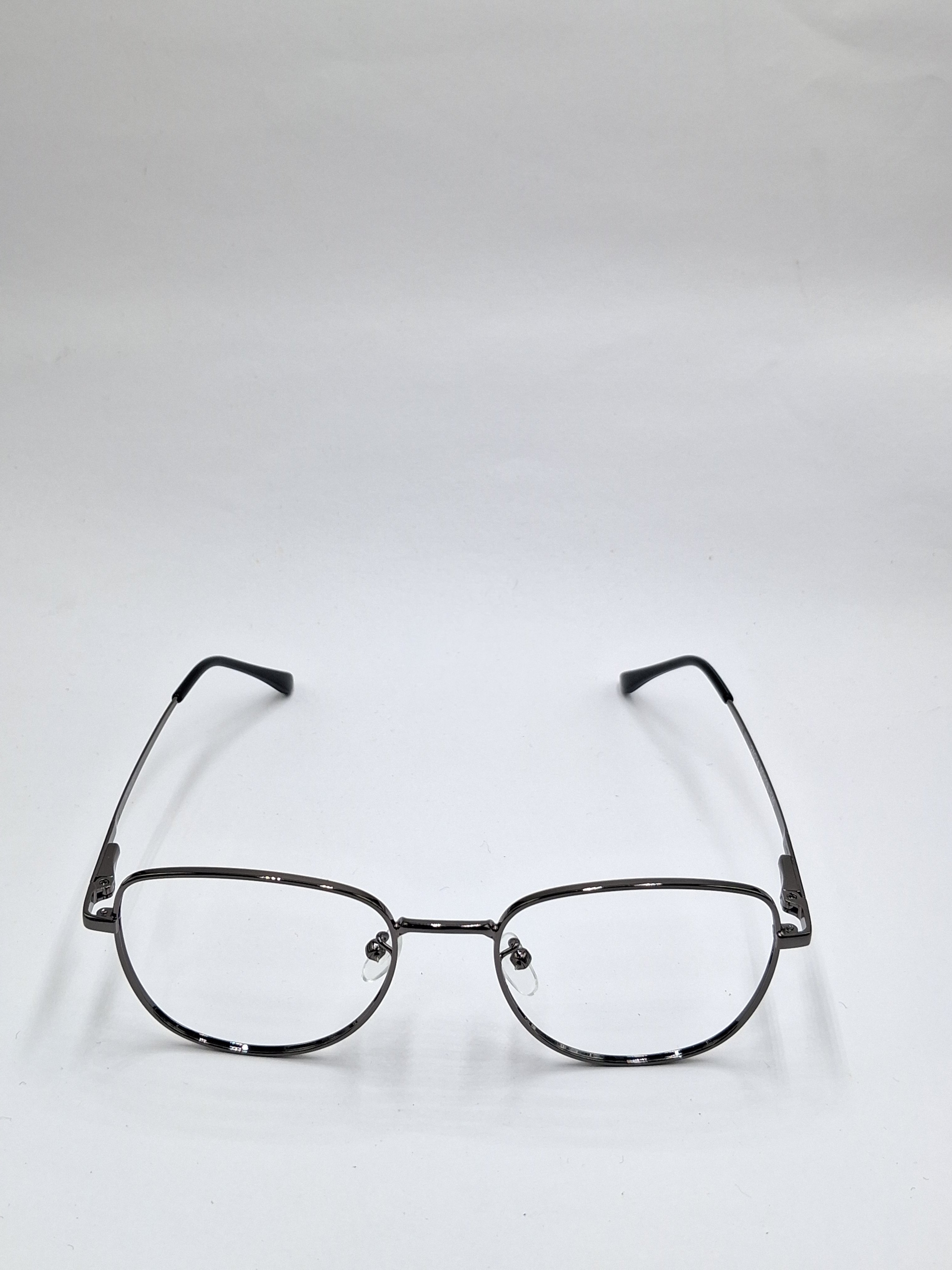 vision plus metallic gray metal frame