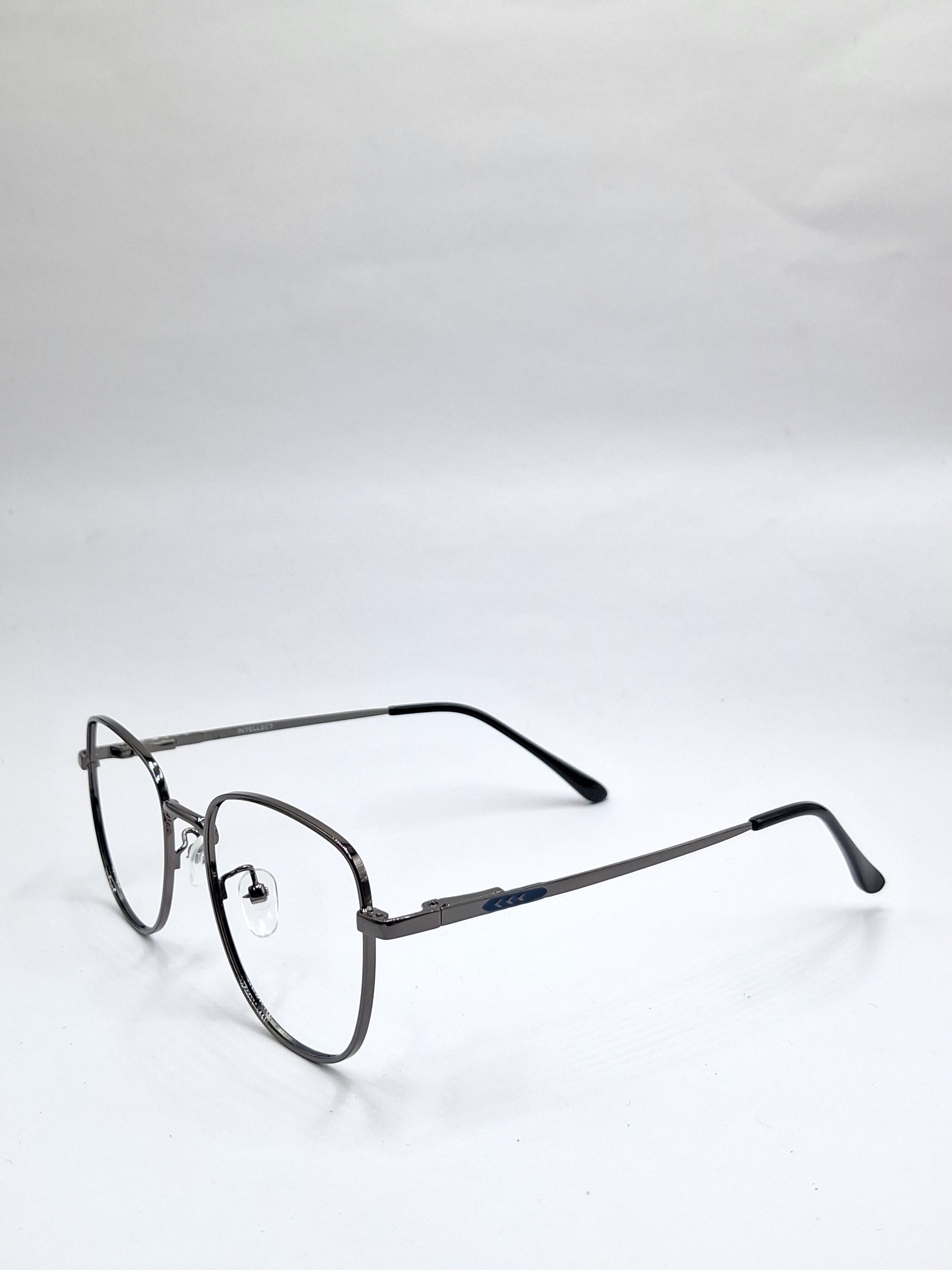 vision plus metallic gray metal frame