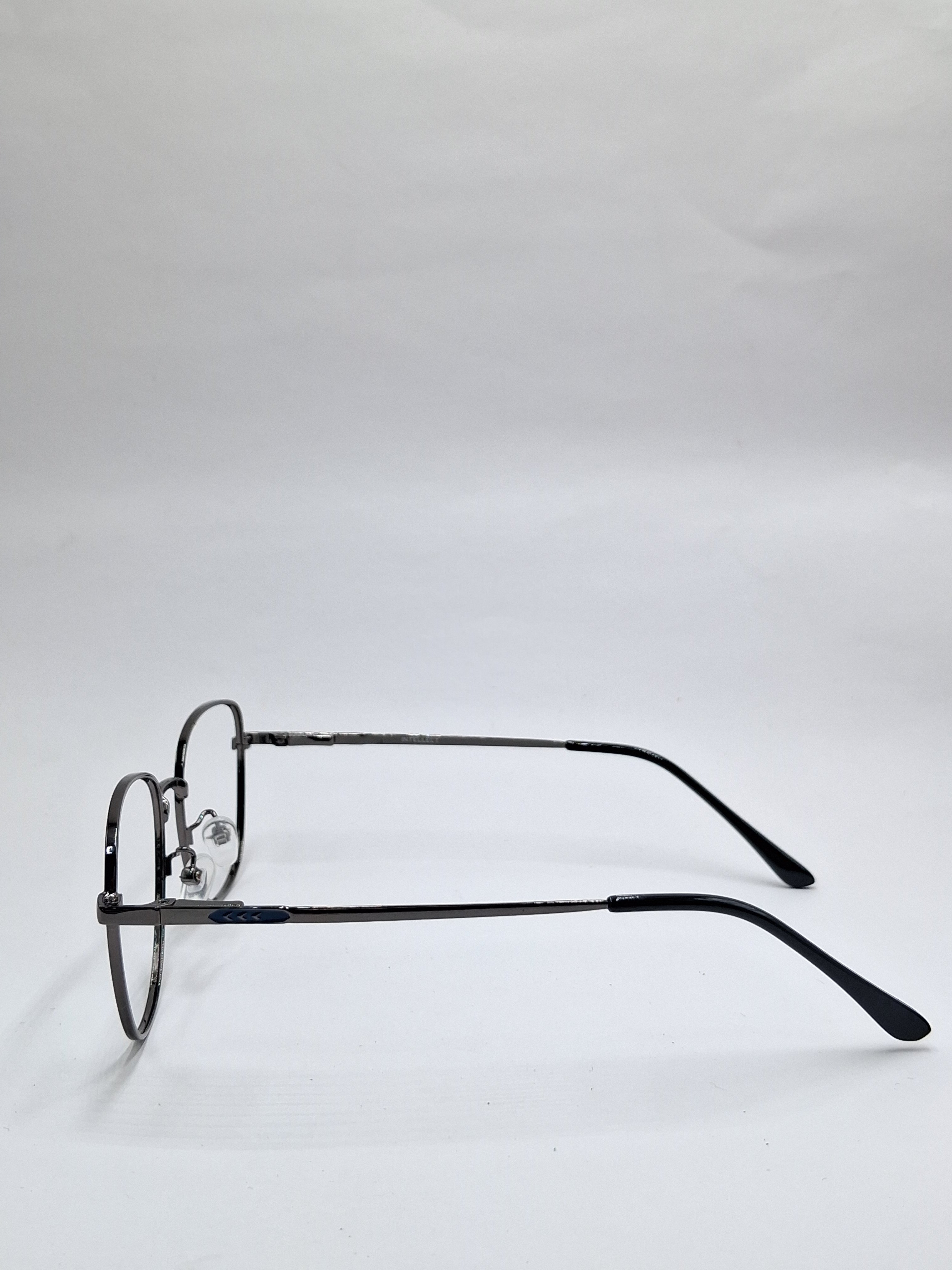 vision plus metallic gray metal frame