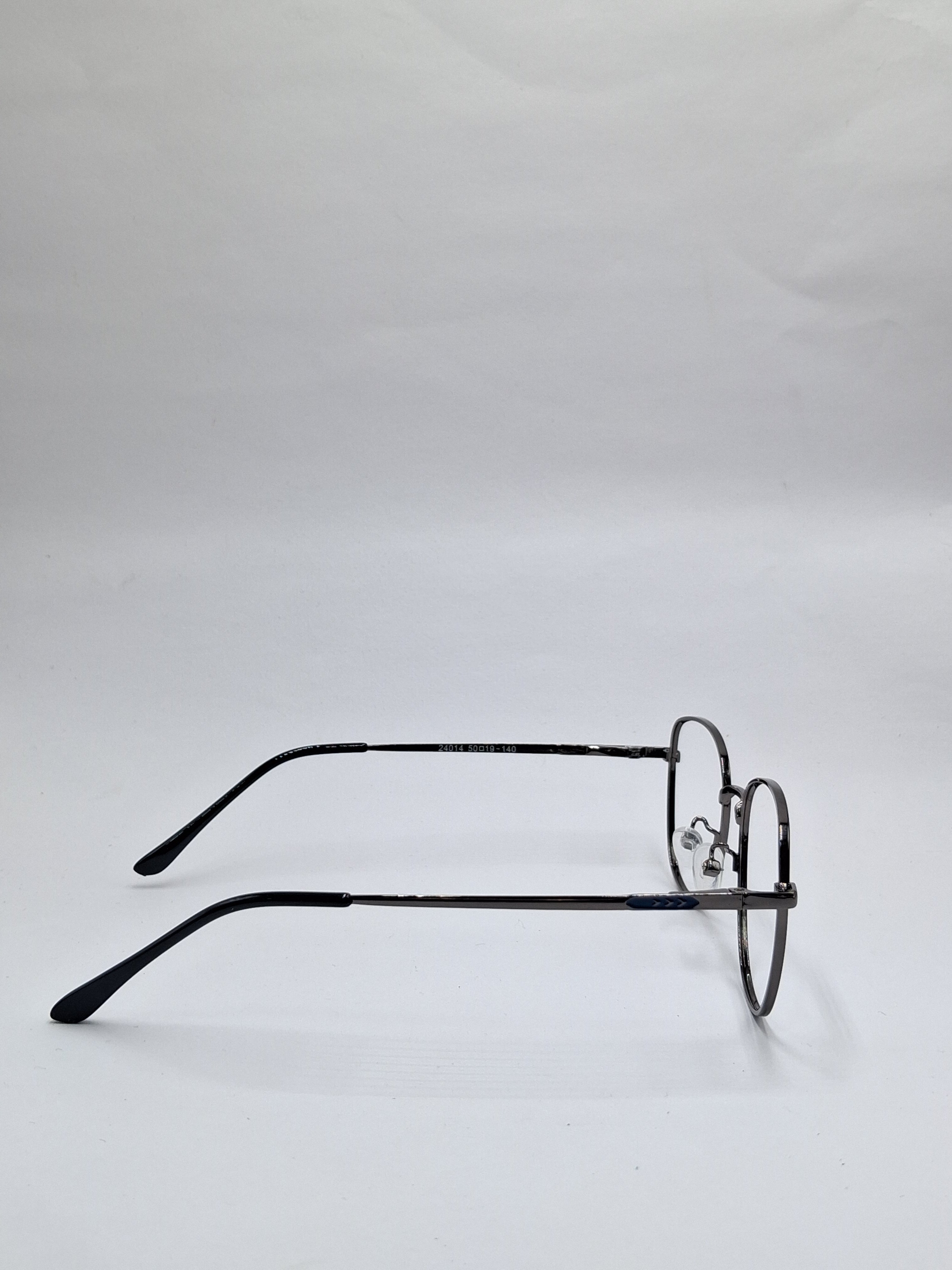 vision plus metallic gray metal frame
