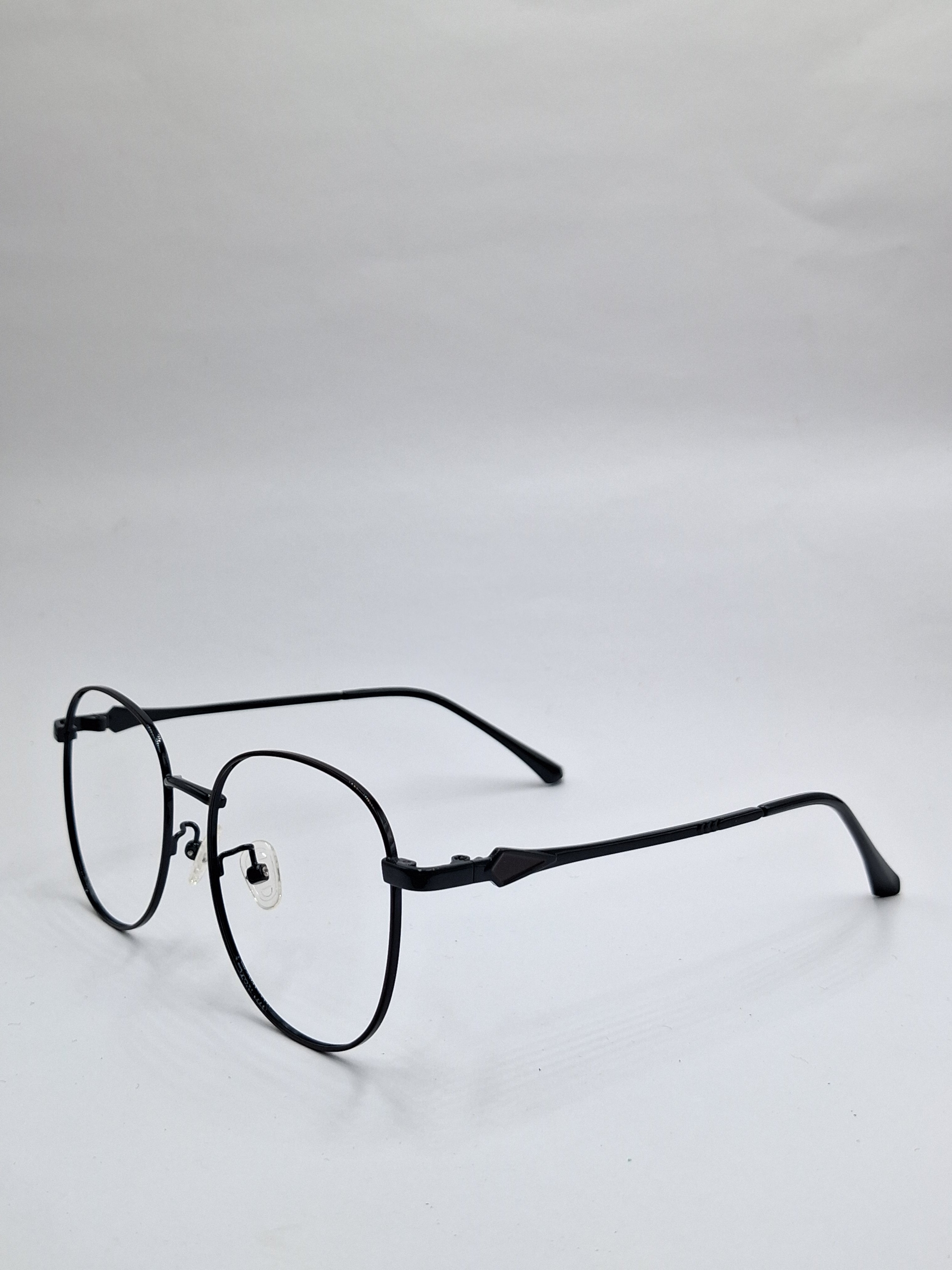 vision plus metallic black metal frame