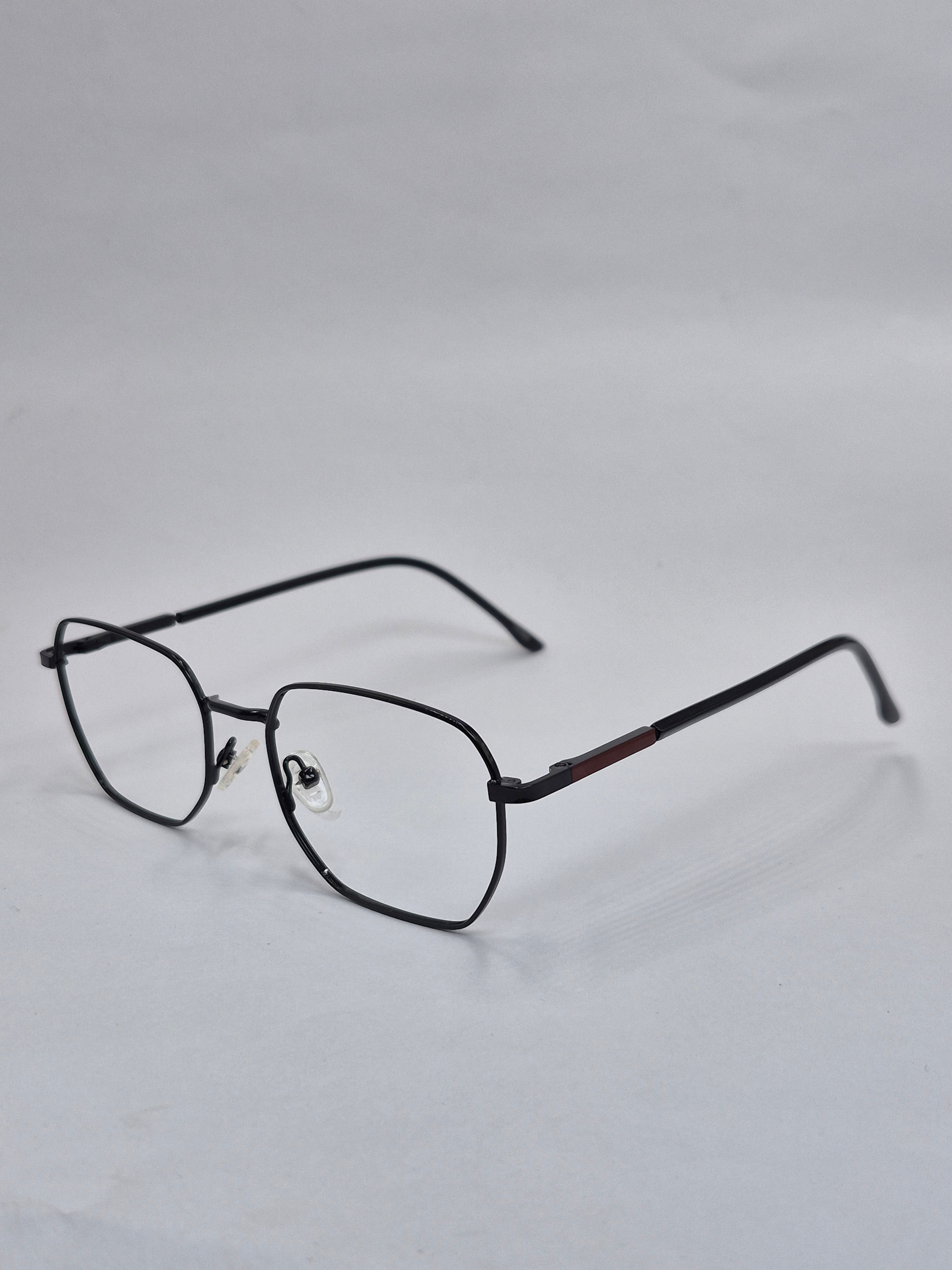 vision plus metallic black metal frame
