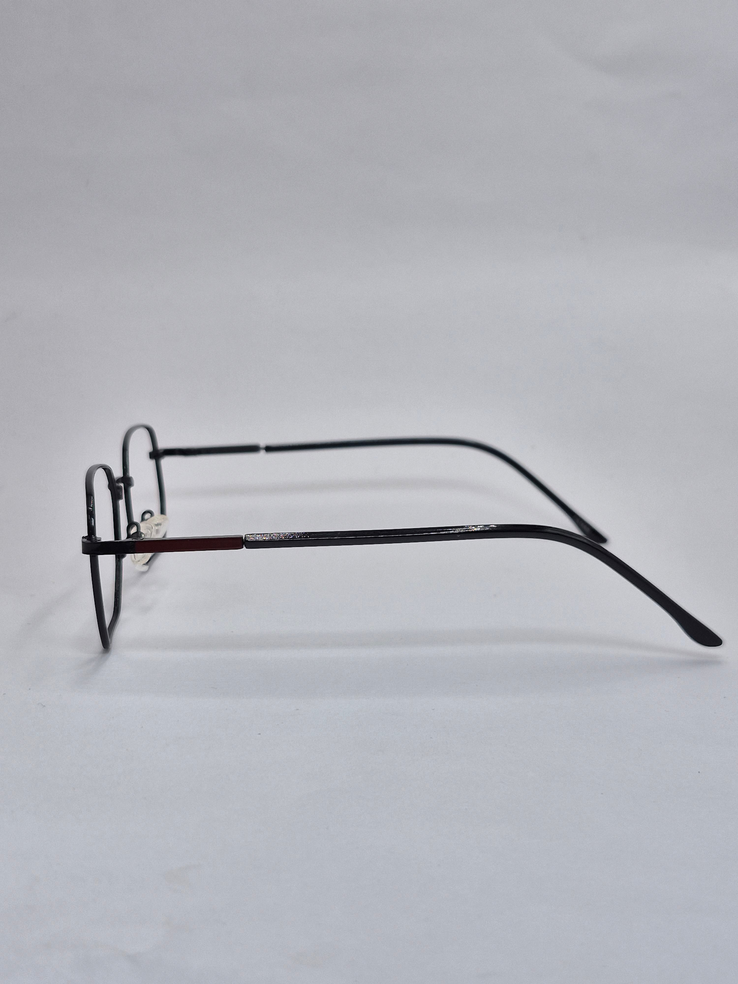 vision plus metallic black metal frame