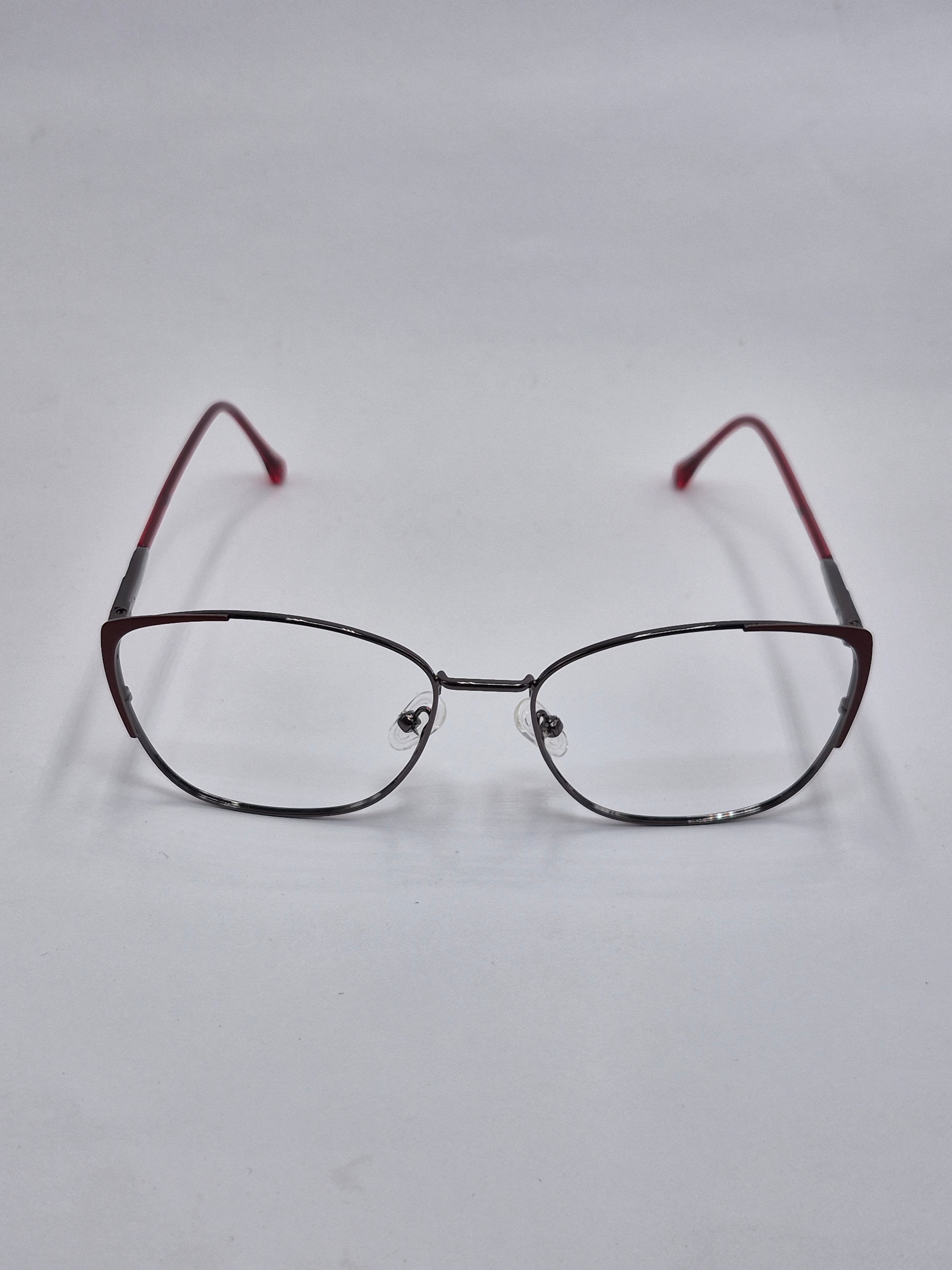 vision plus metallic red metal frame