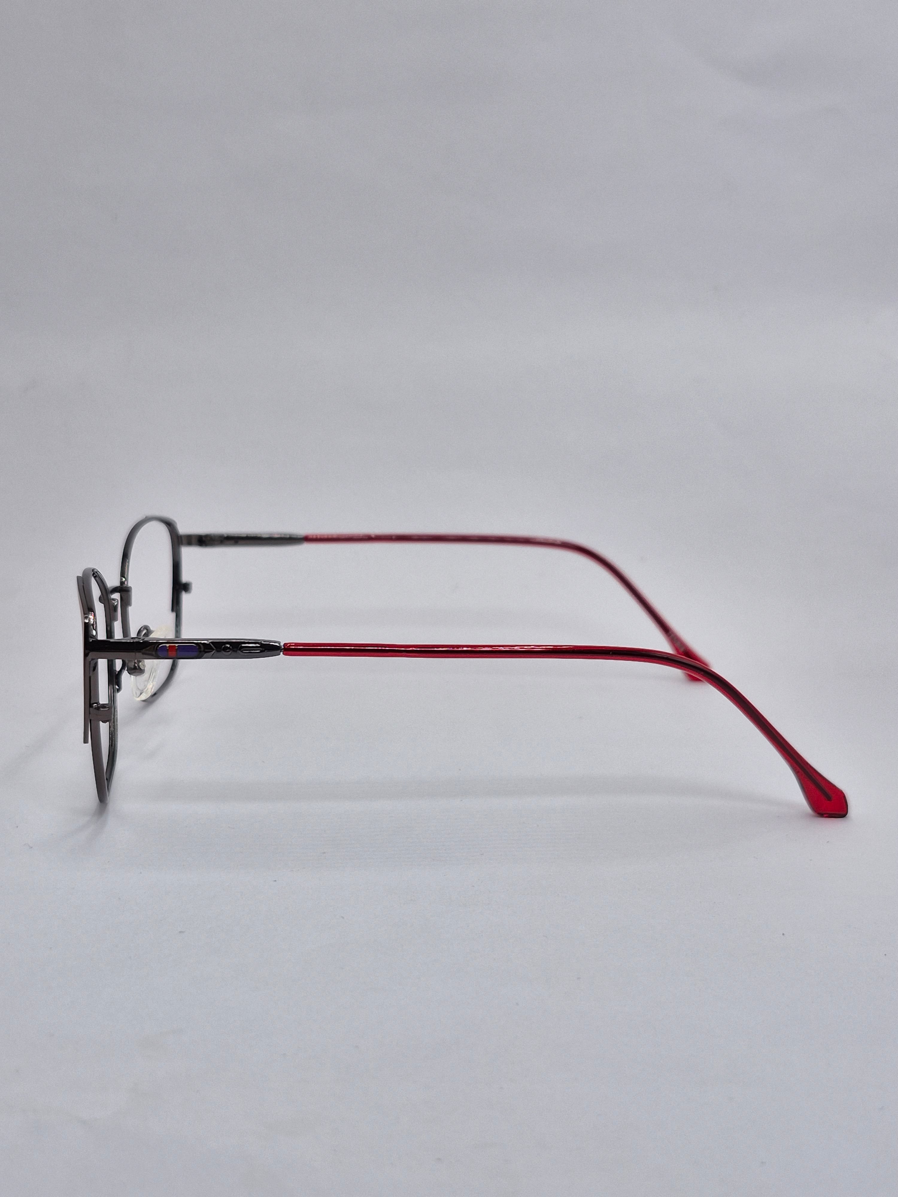 vision plus metallic red metal frame