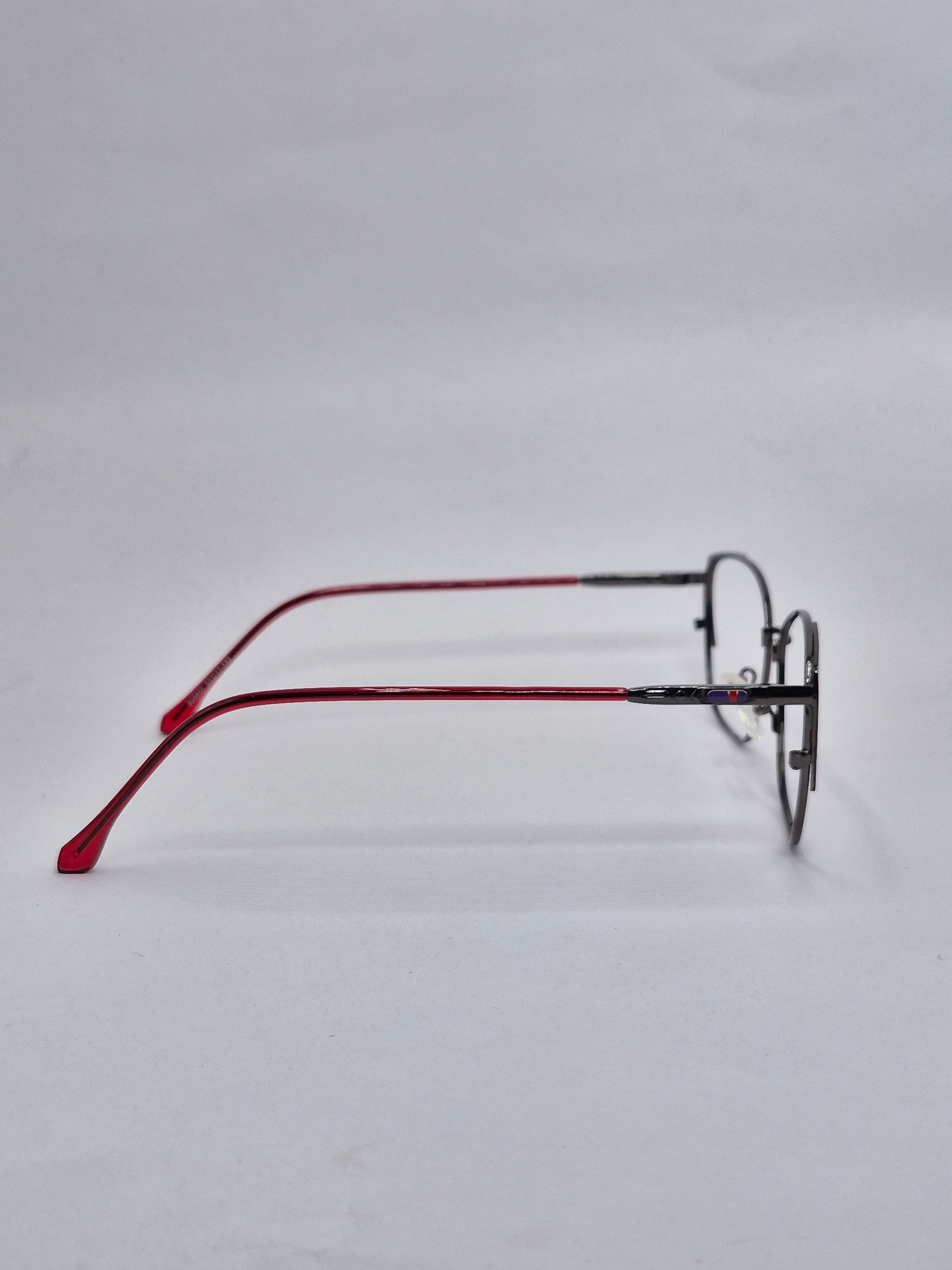 vision plus metallic red metal frame
