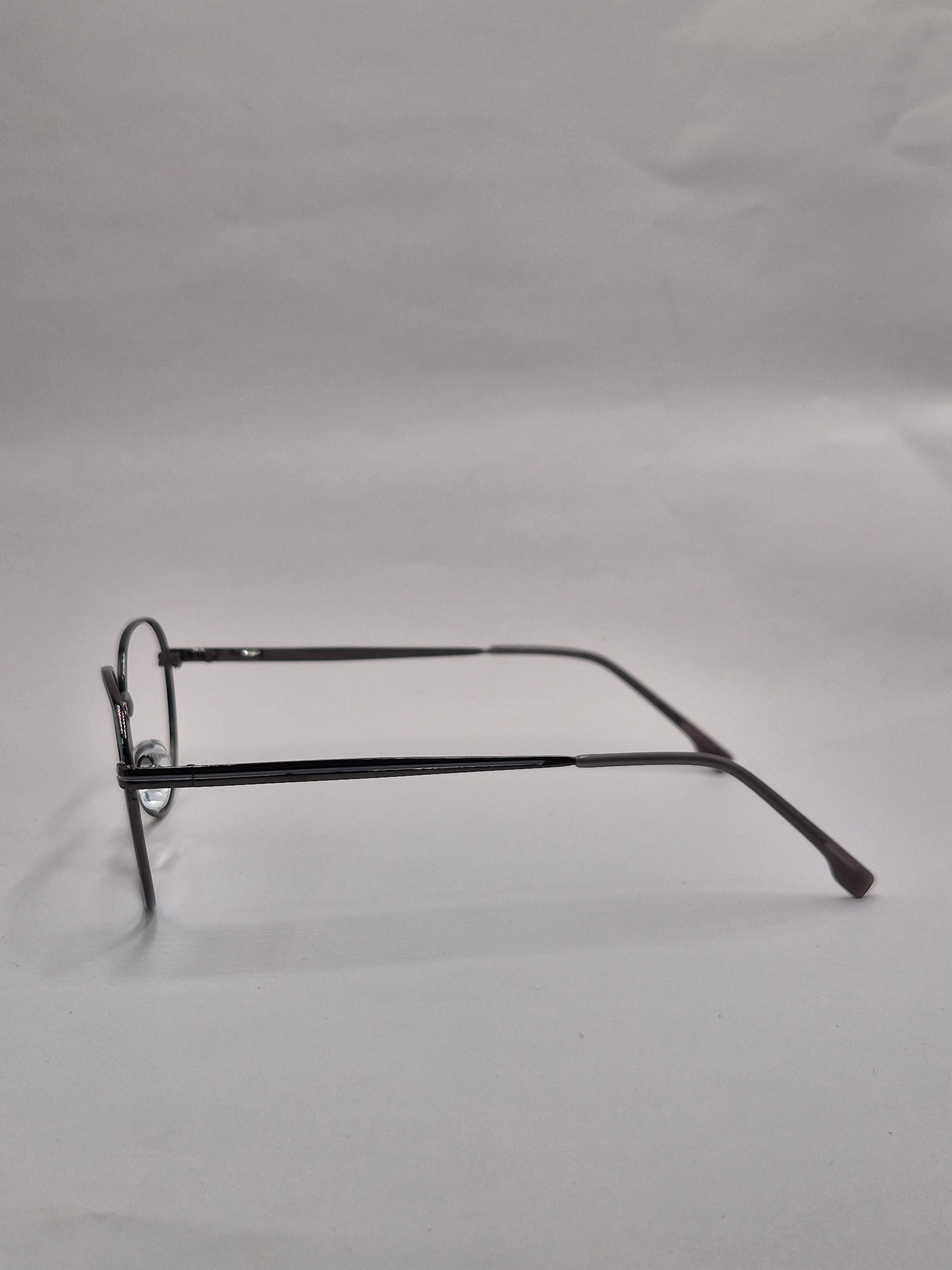 vision plus metallic gray metal frame