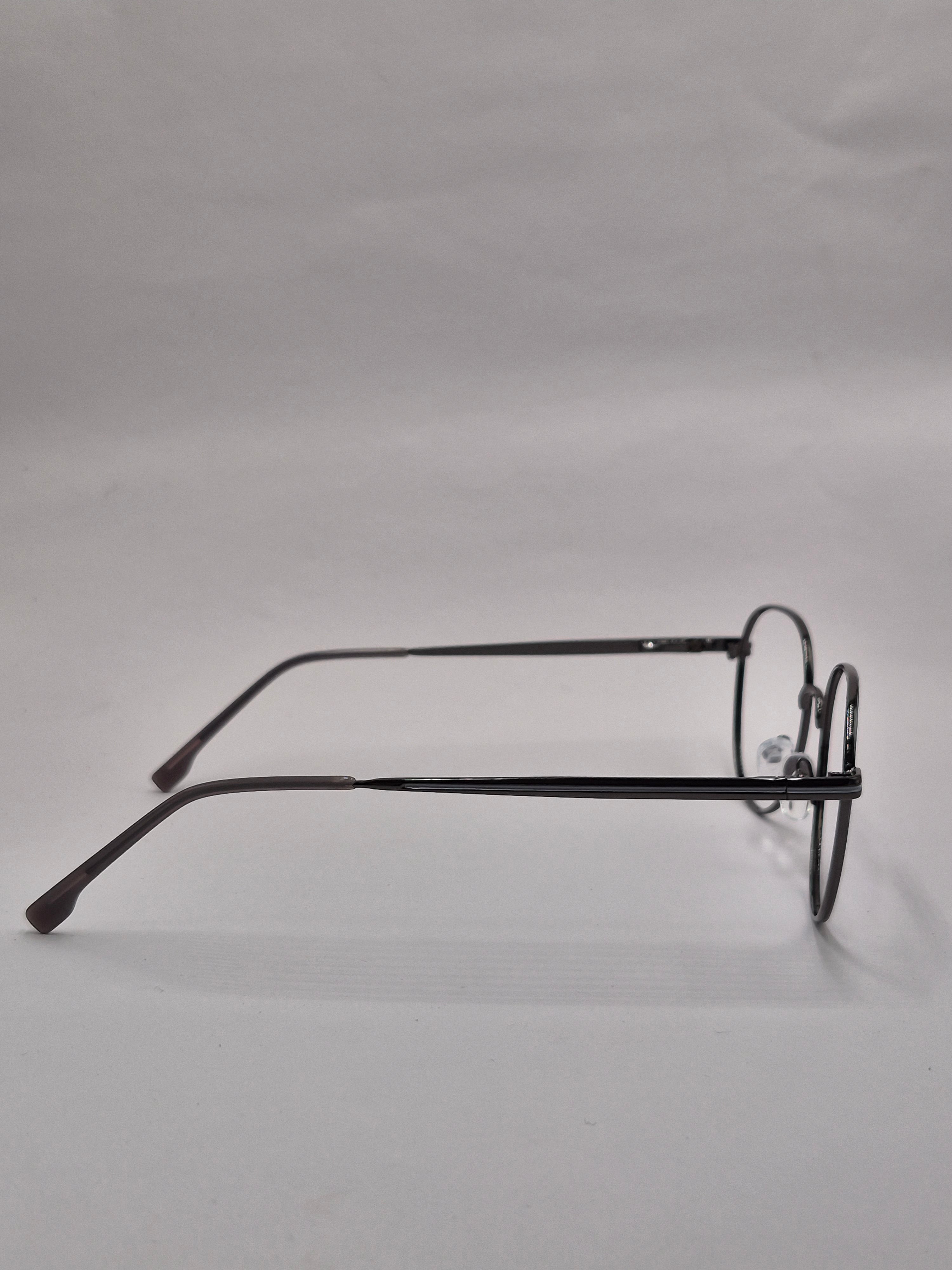 vision plus metallic gray metal frame