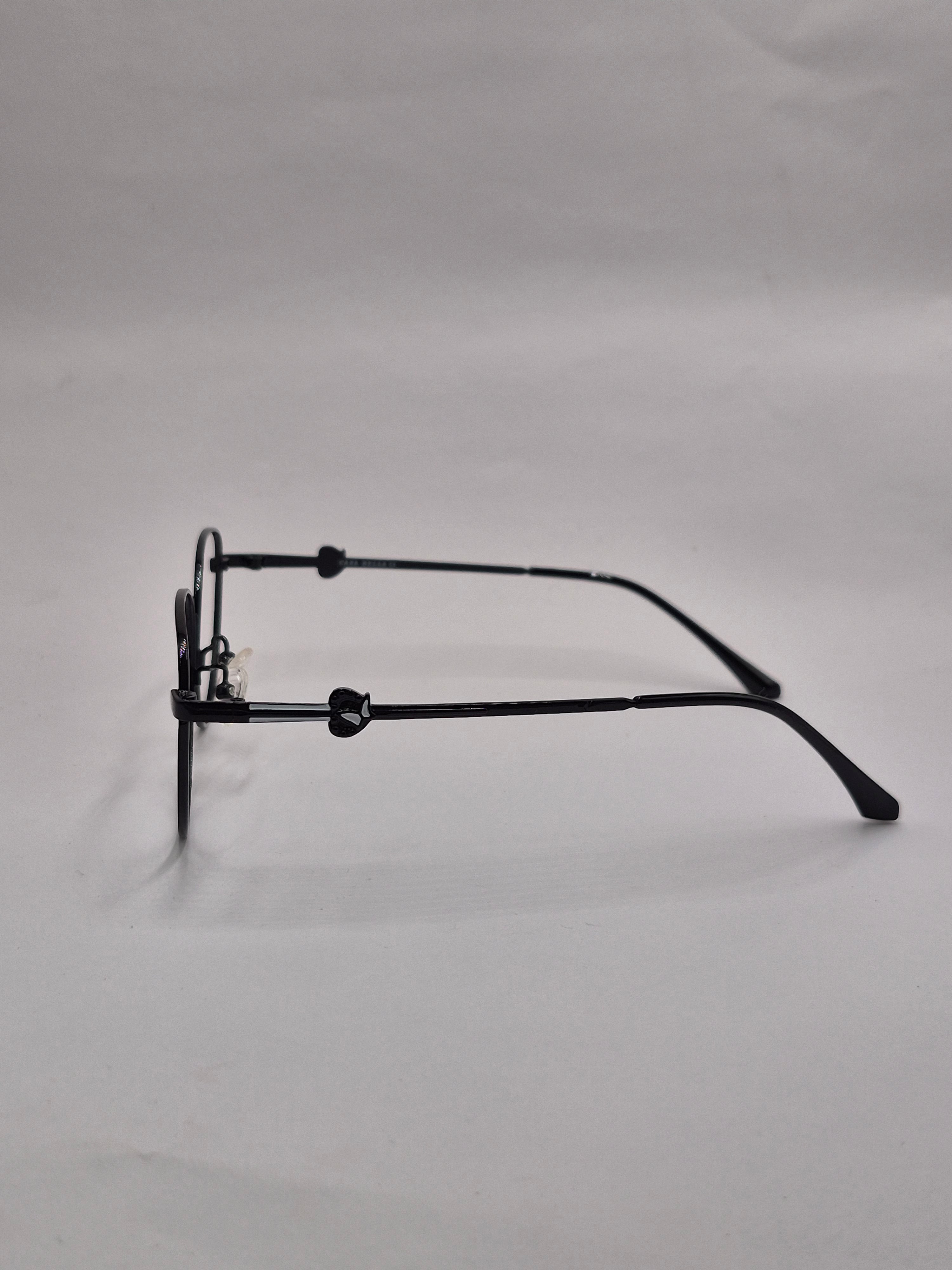 vision plus metallic full black metal frame