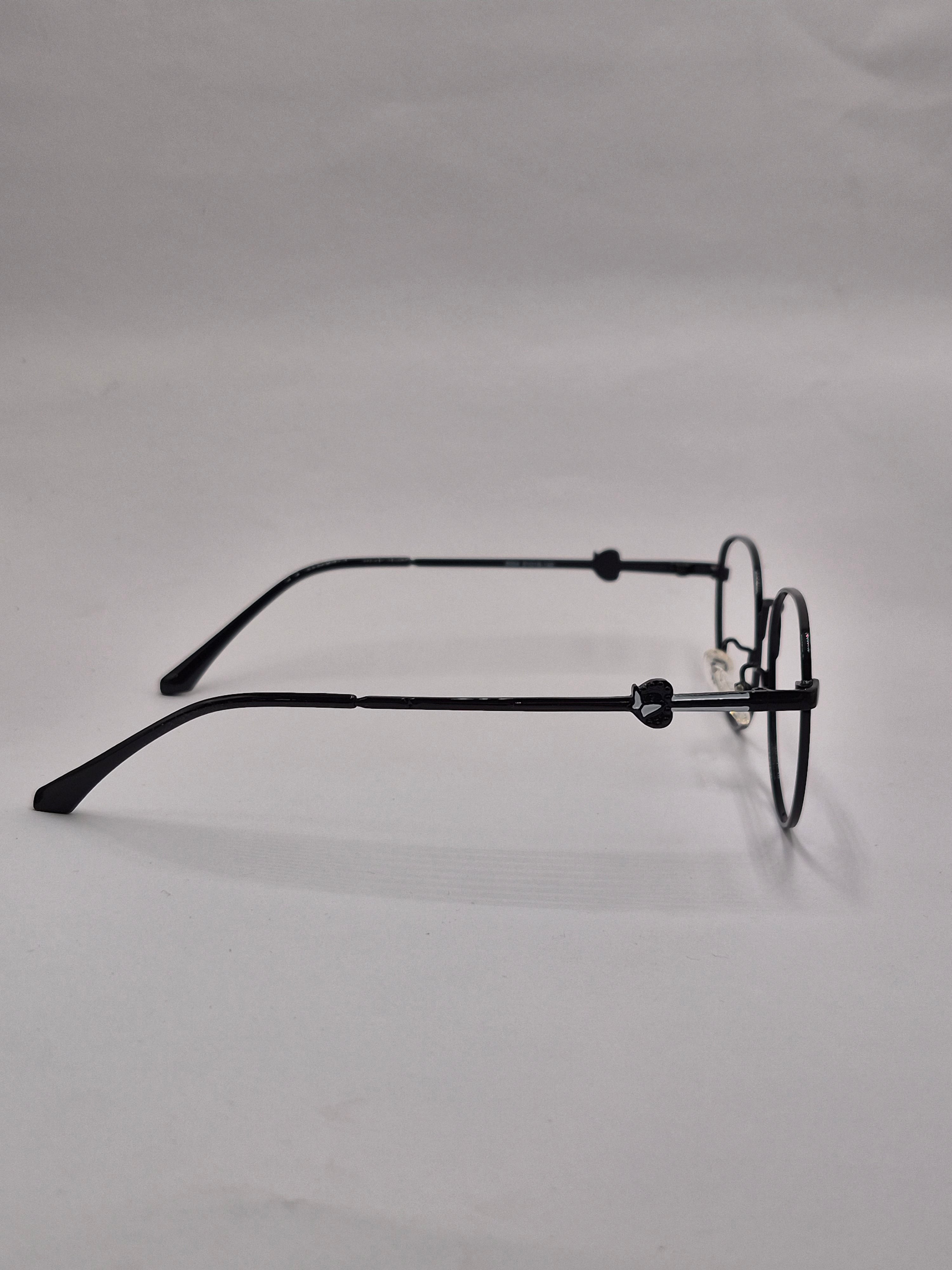 vision plus metallic full black metal frame