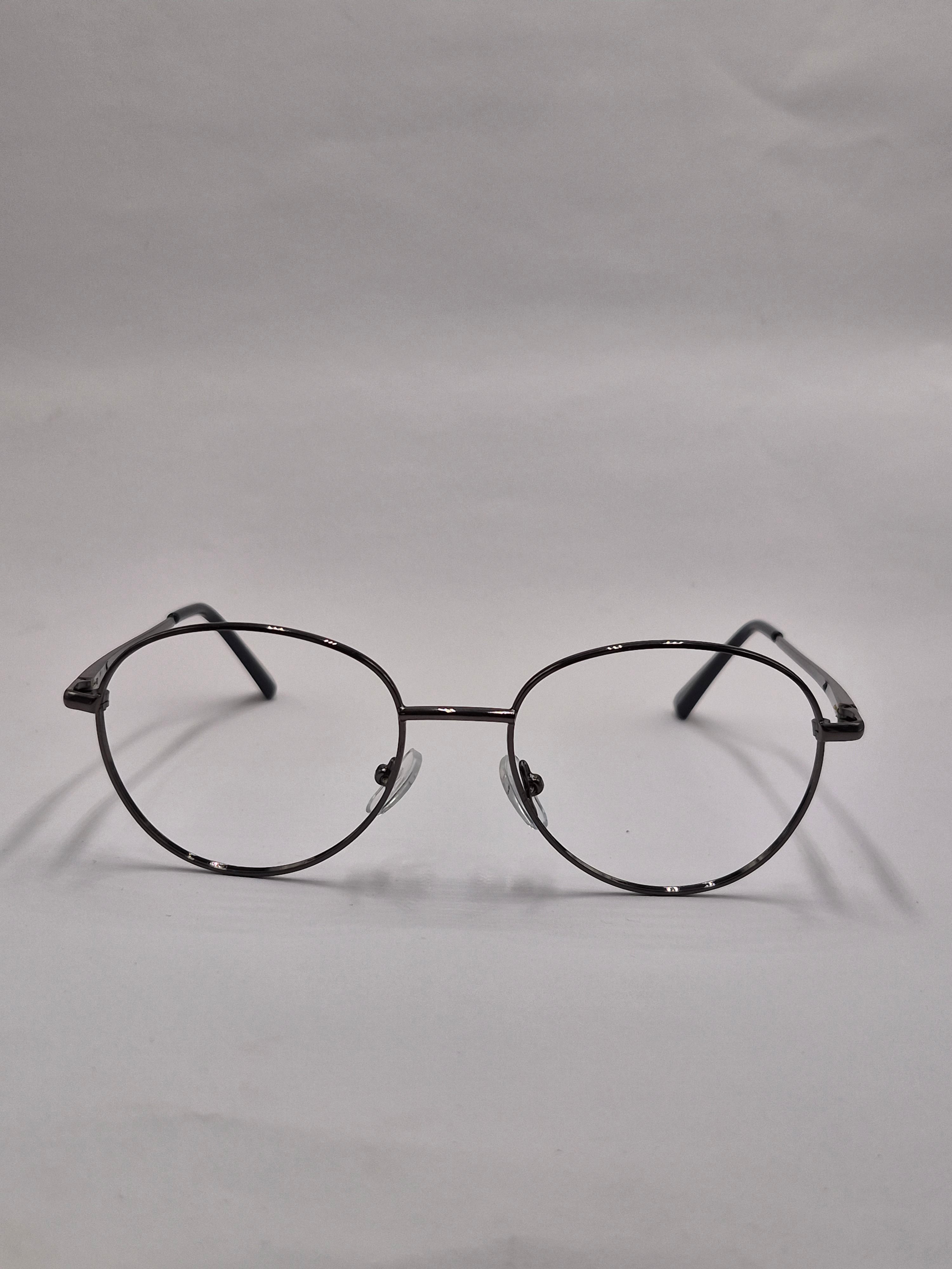 vision plus metallic gray metal frame