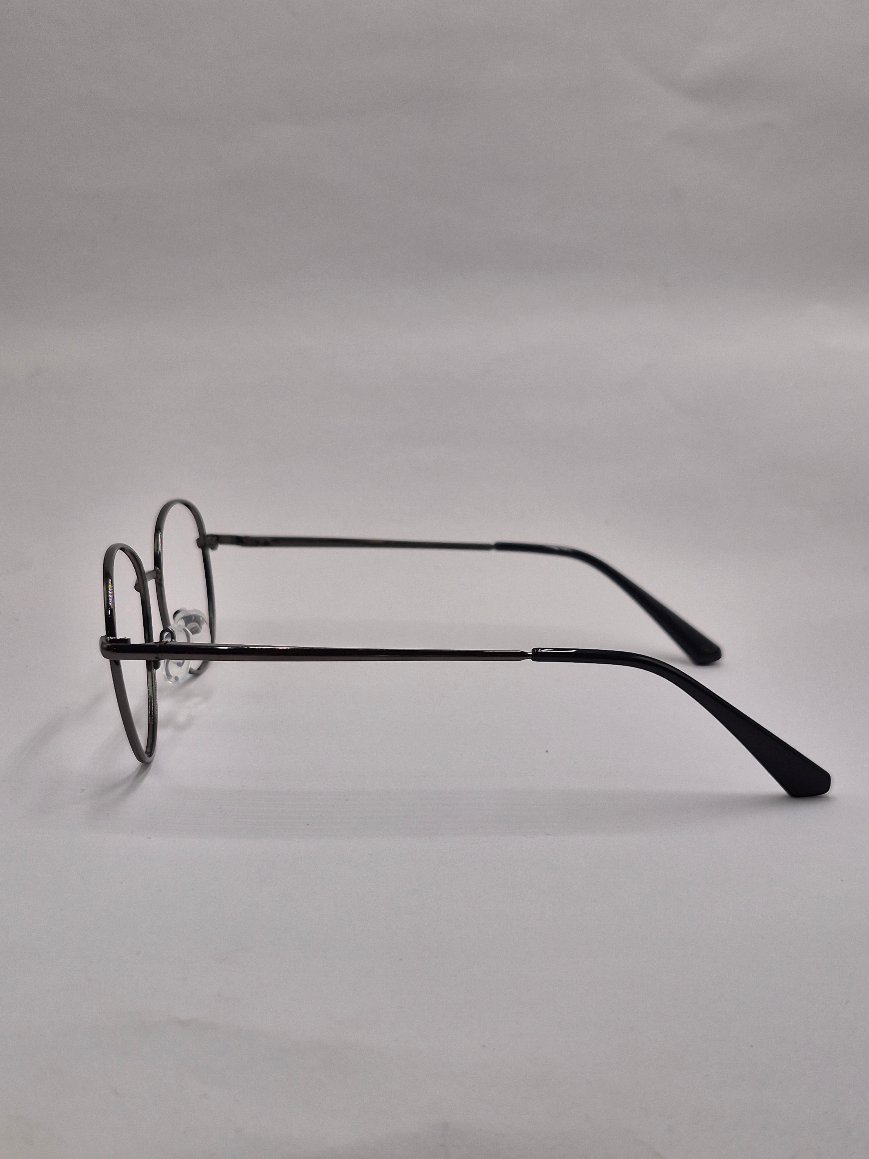 vision plus metallic gray metal frame