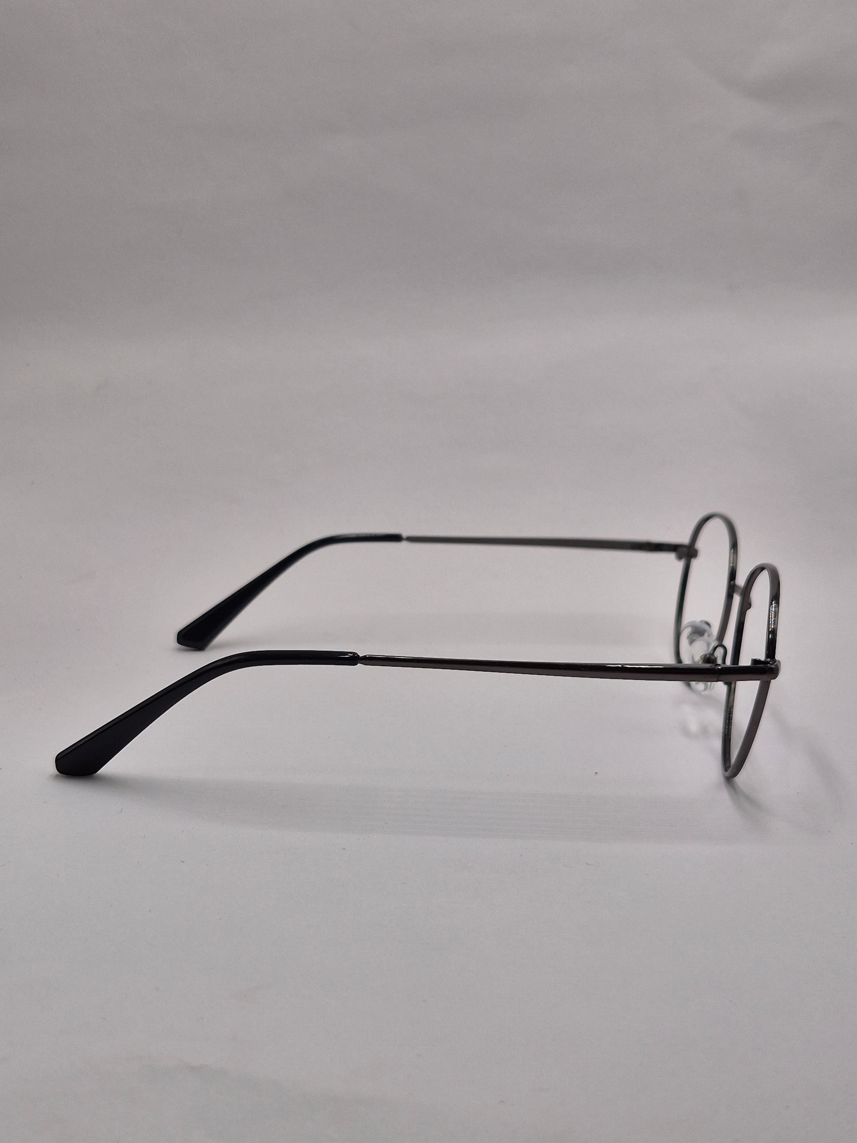 vision plus metallic gray metal frame