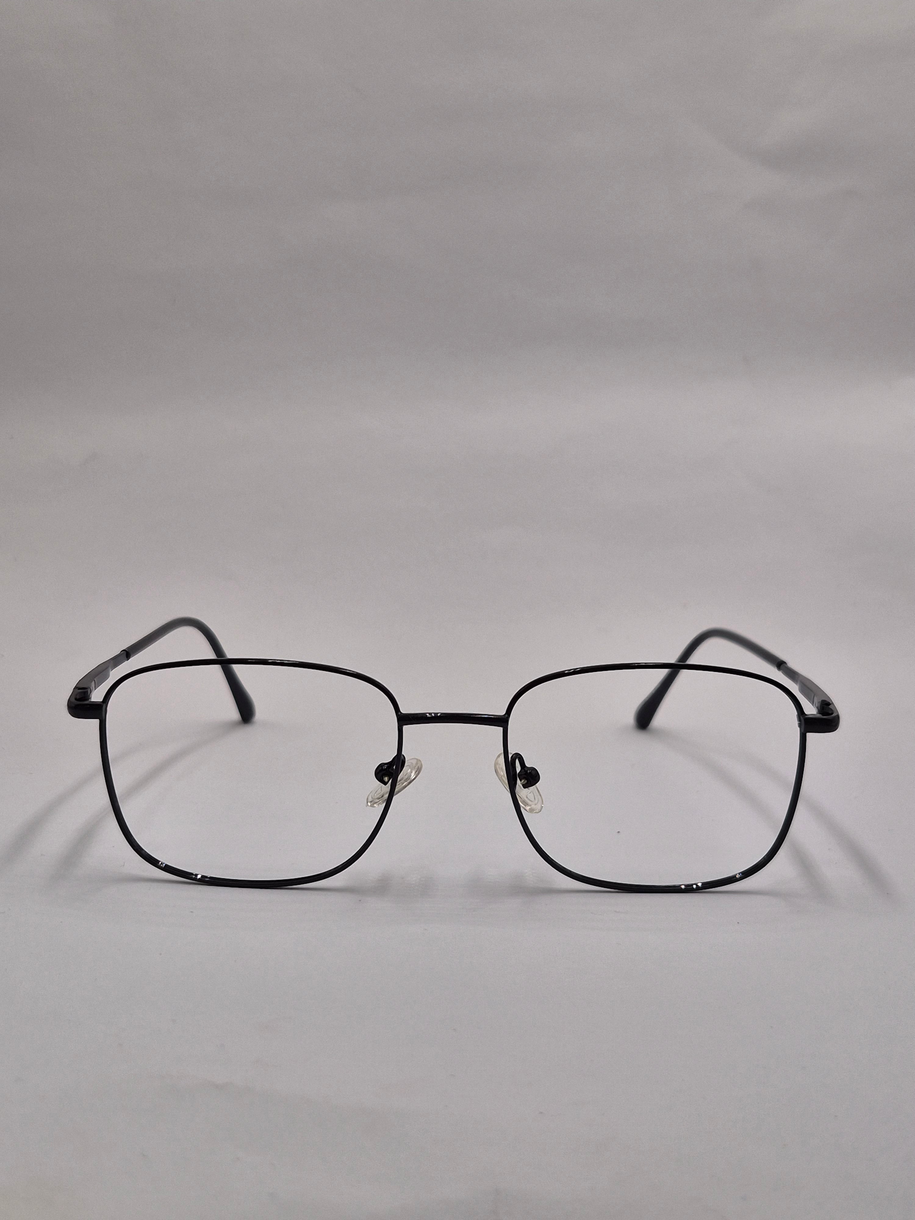 vision plus metallic square black frame