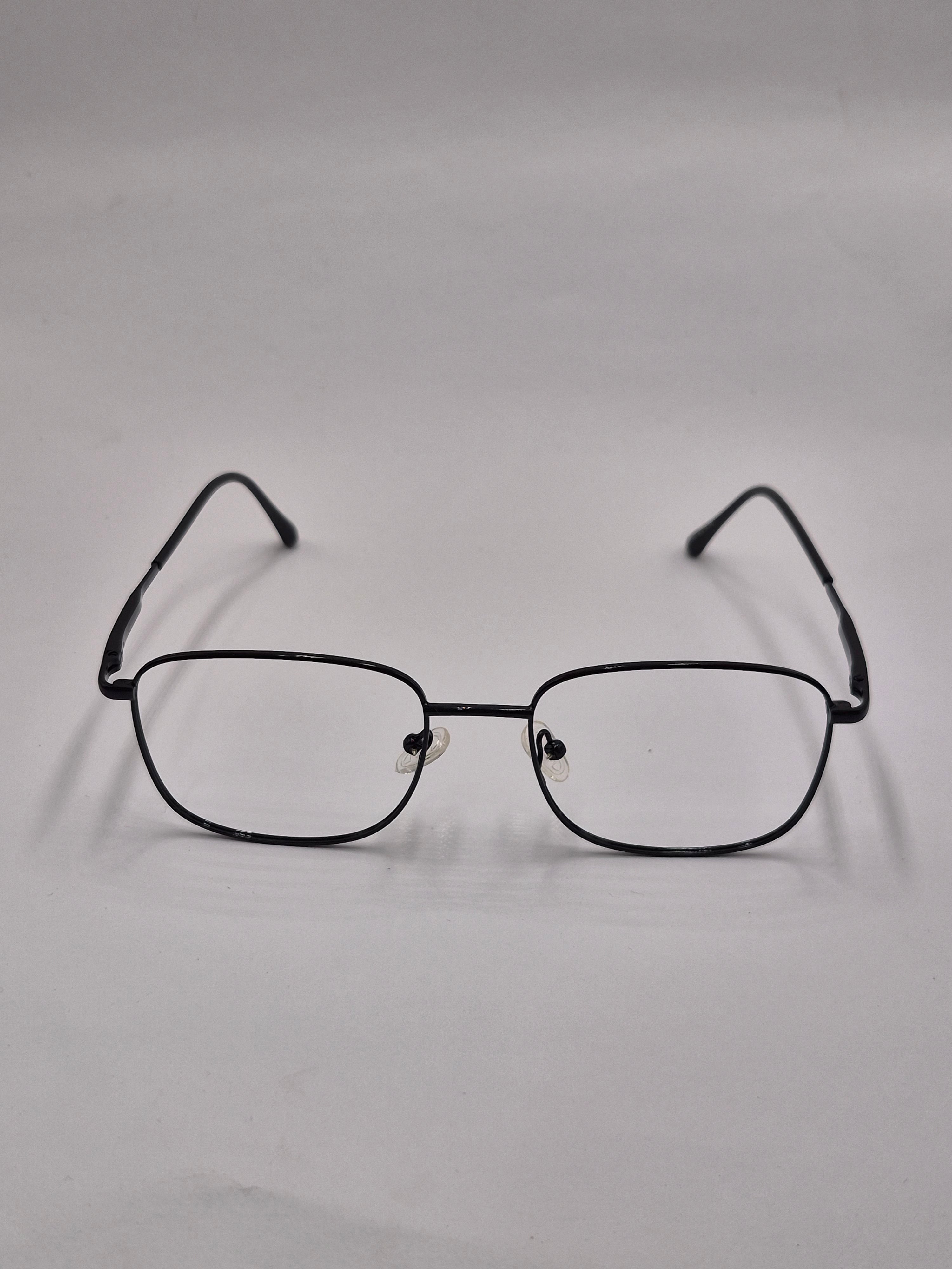 vision plus metallic square black frame