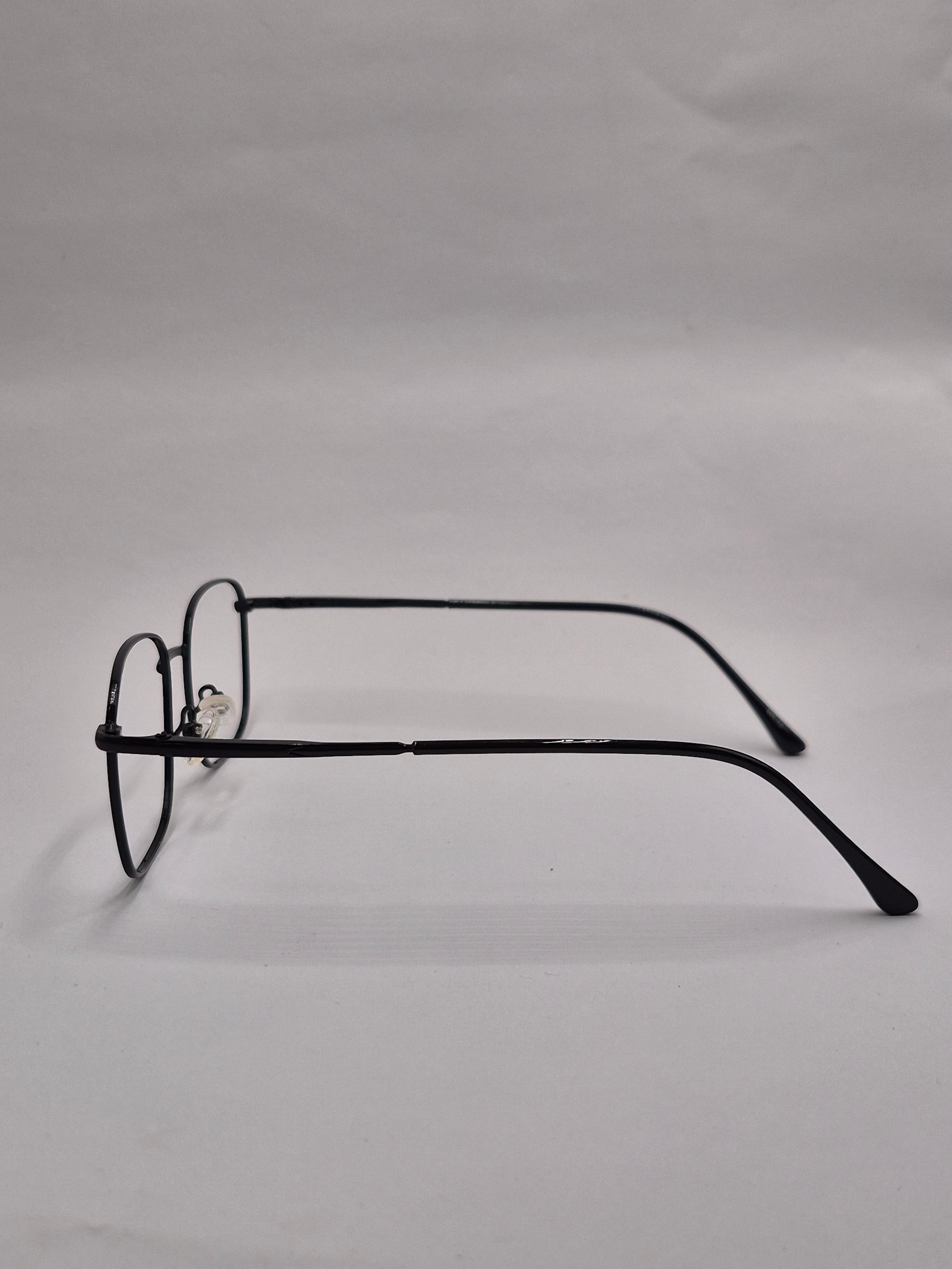 vision plus metallic square black frame