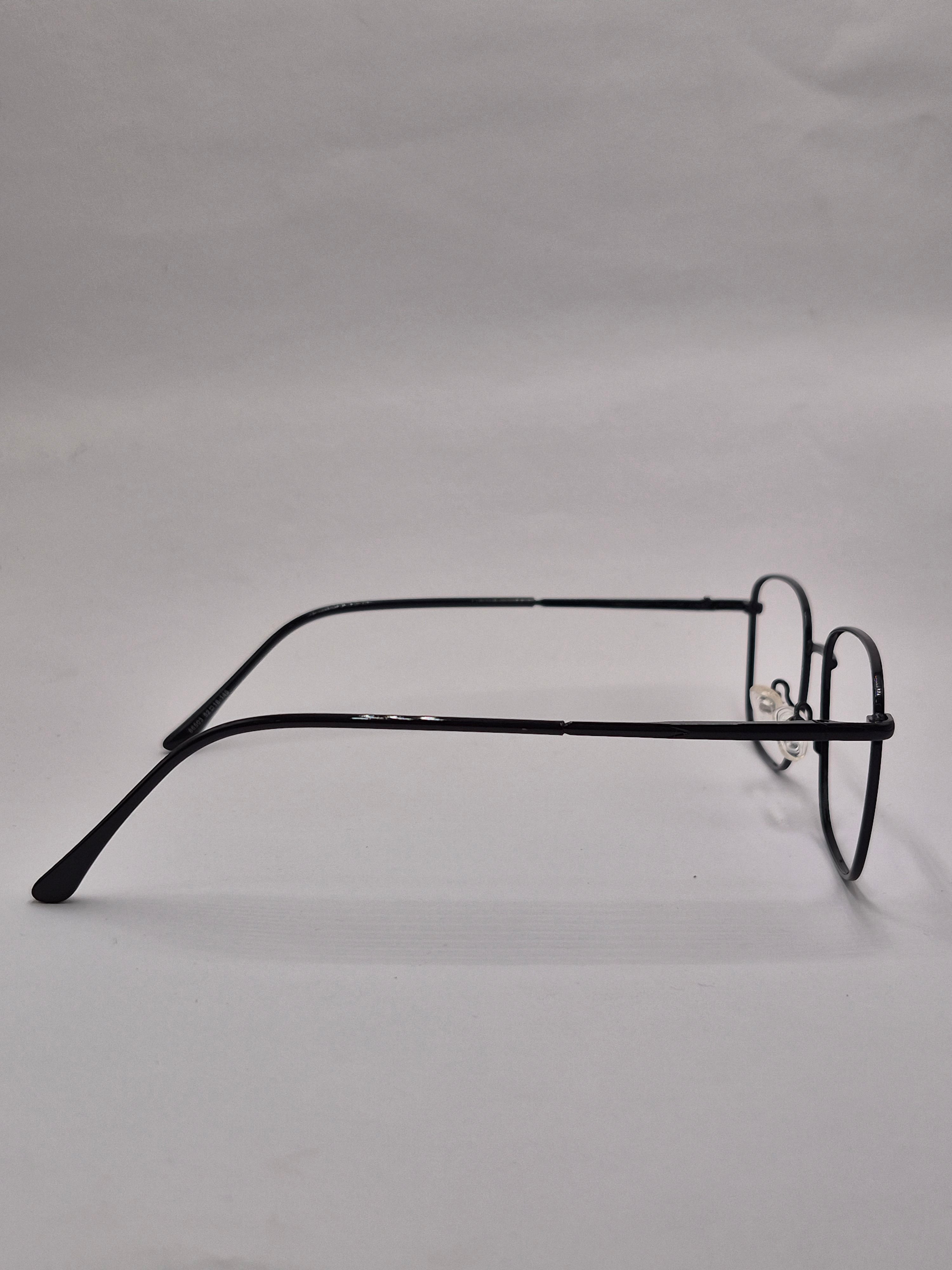 vision plus metallic square black frame