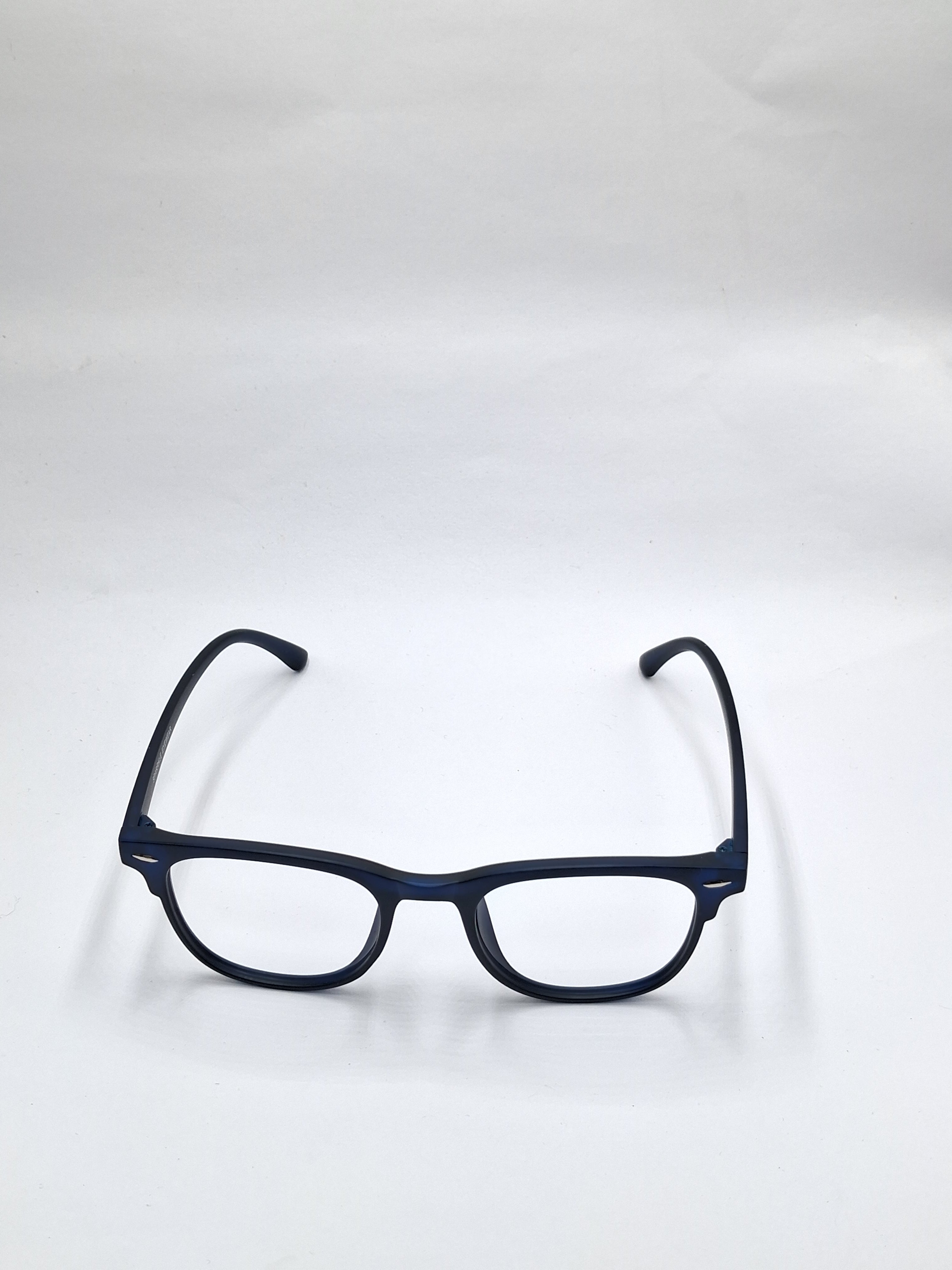 vision plus matte navy blue frame