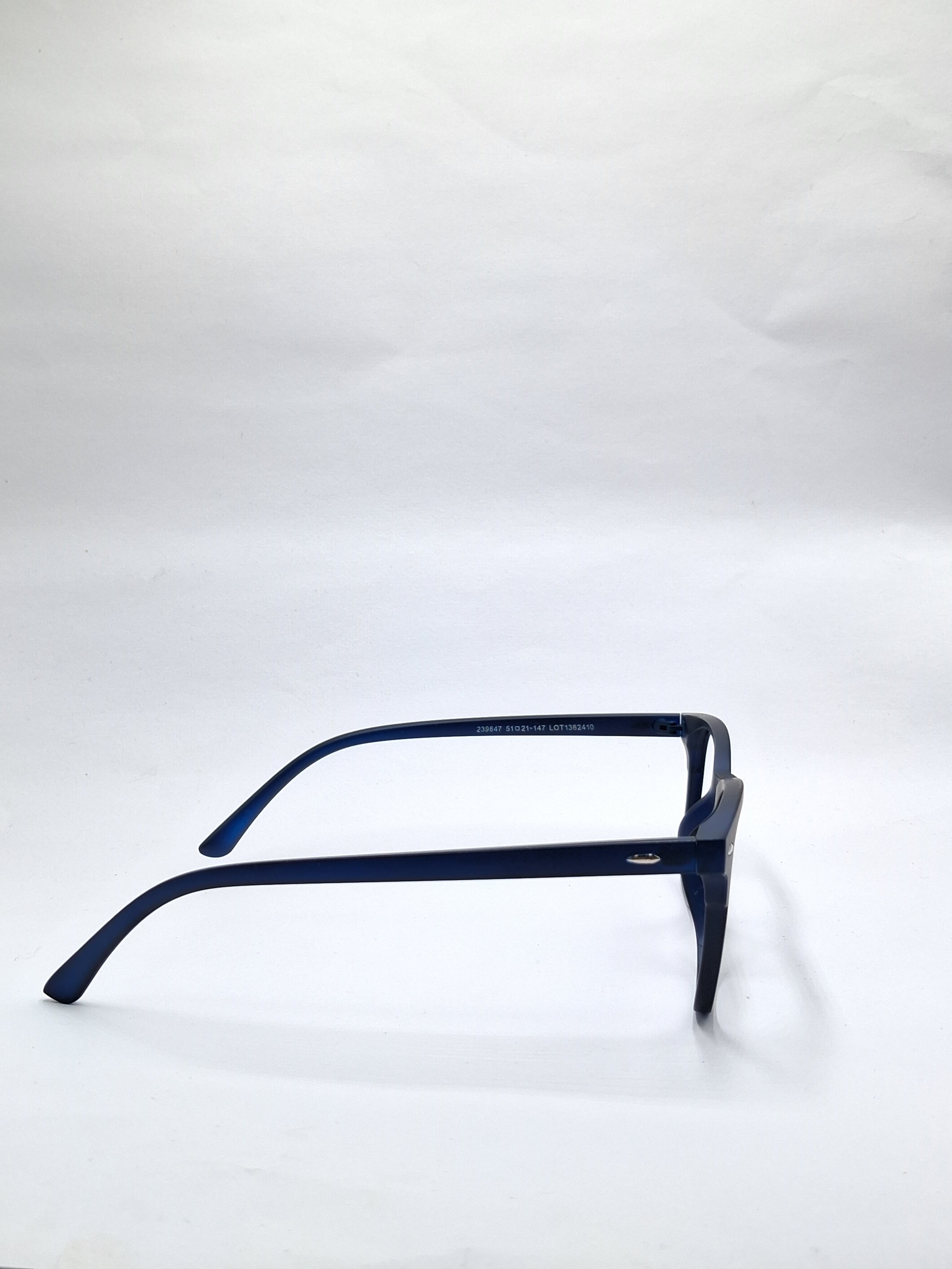 vision plus matte navy blue frame