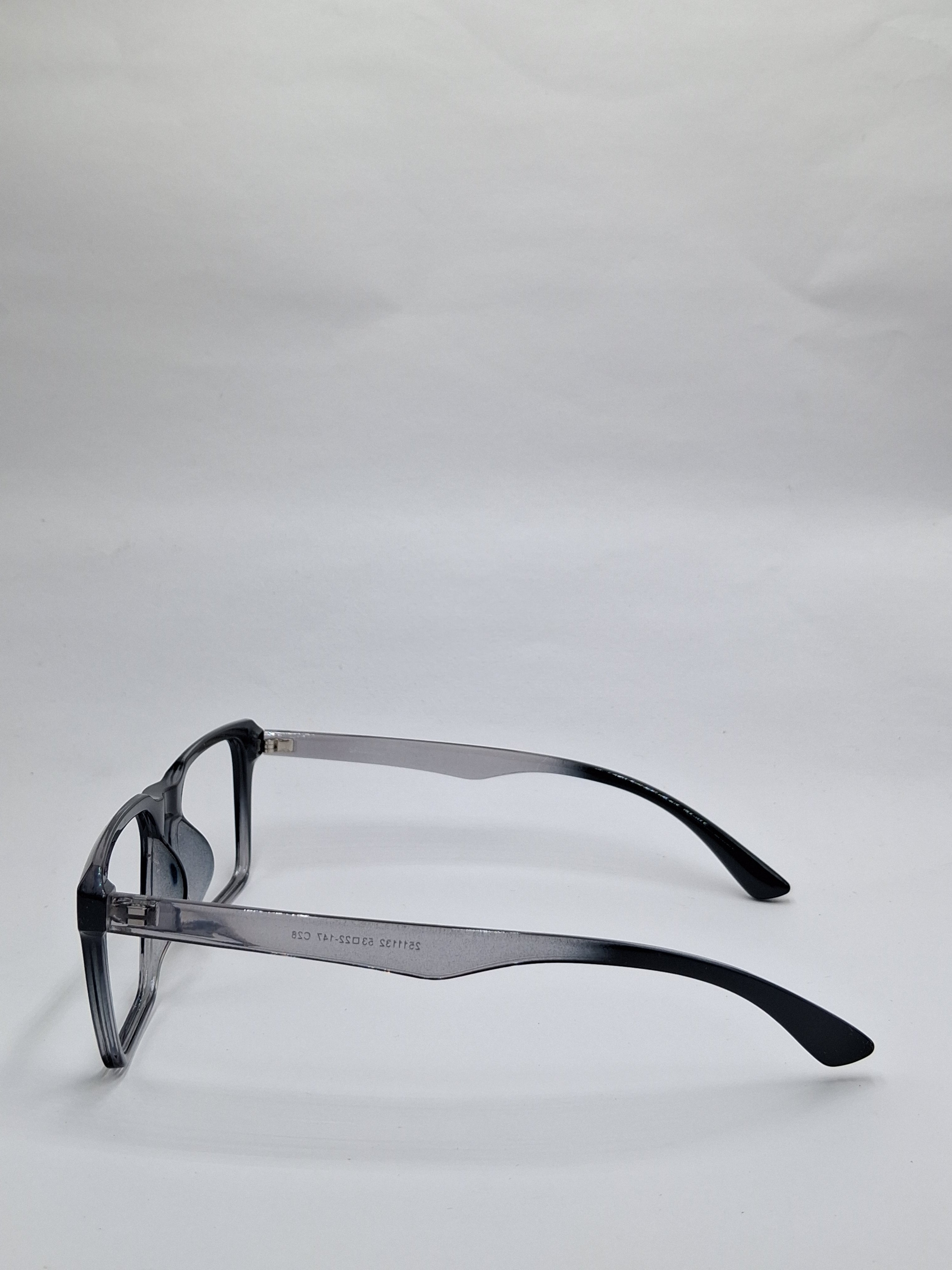 vision plus black and transparent frame