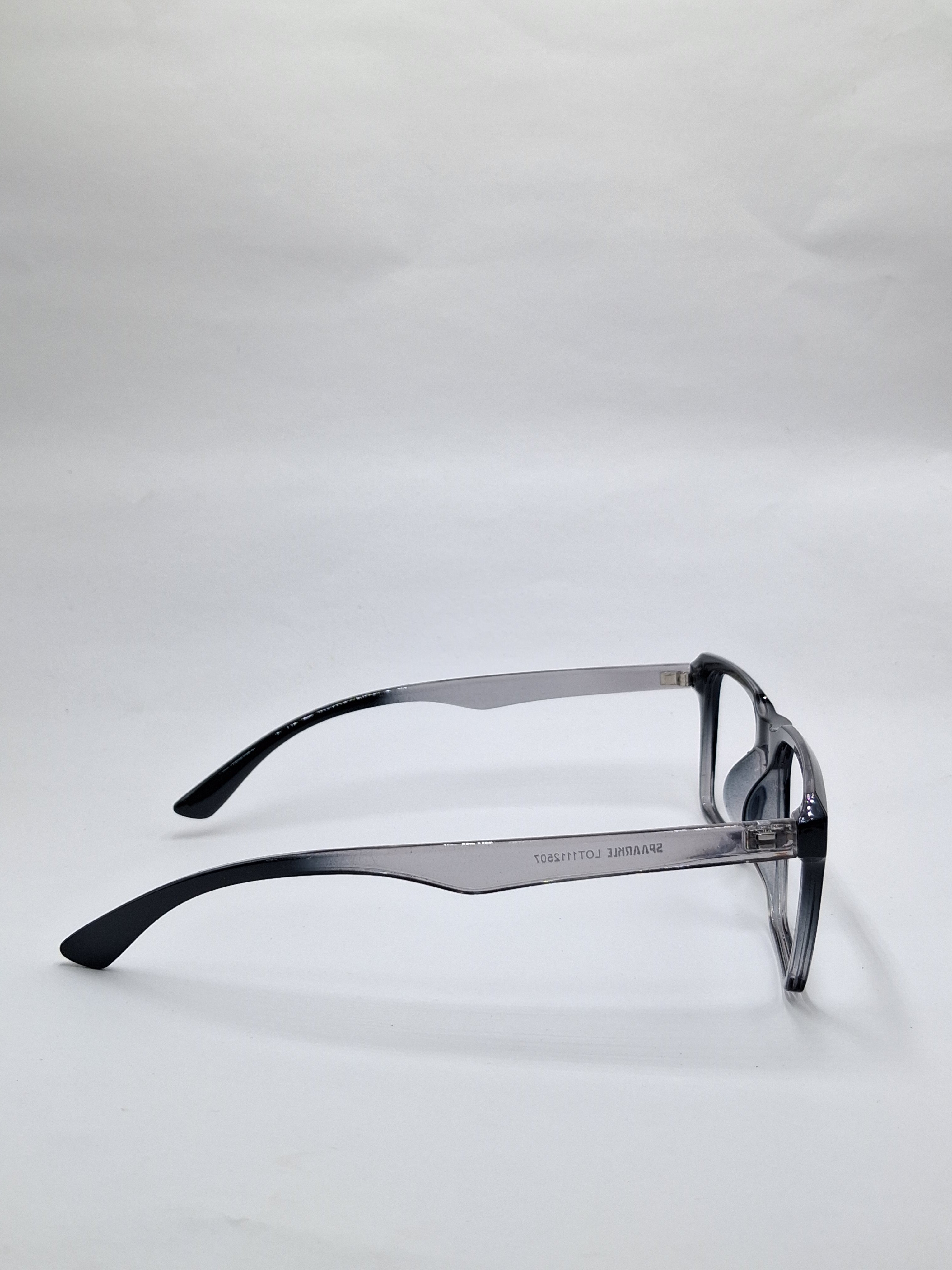 vision plus black and transparent frame