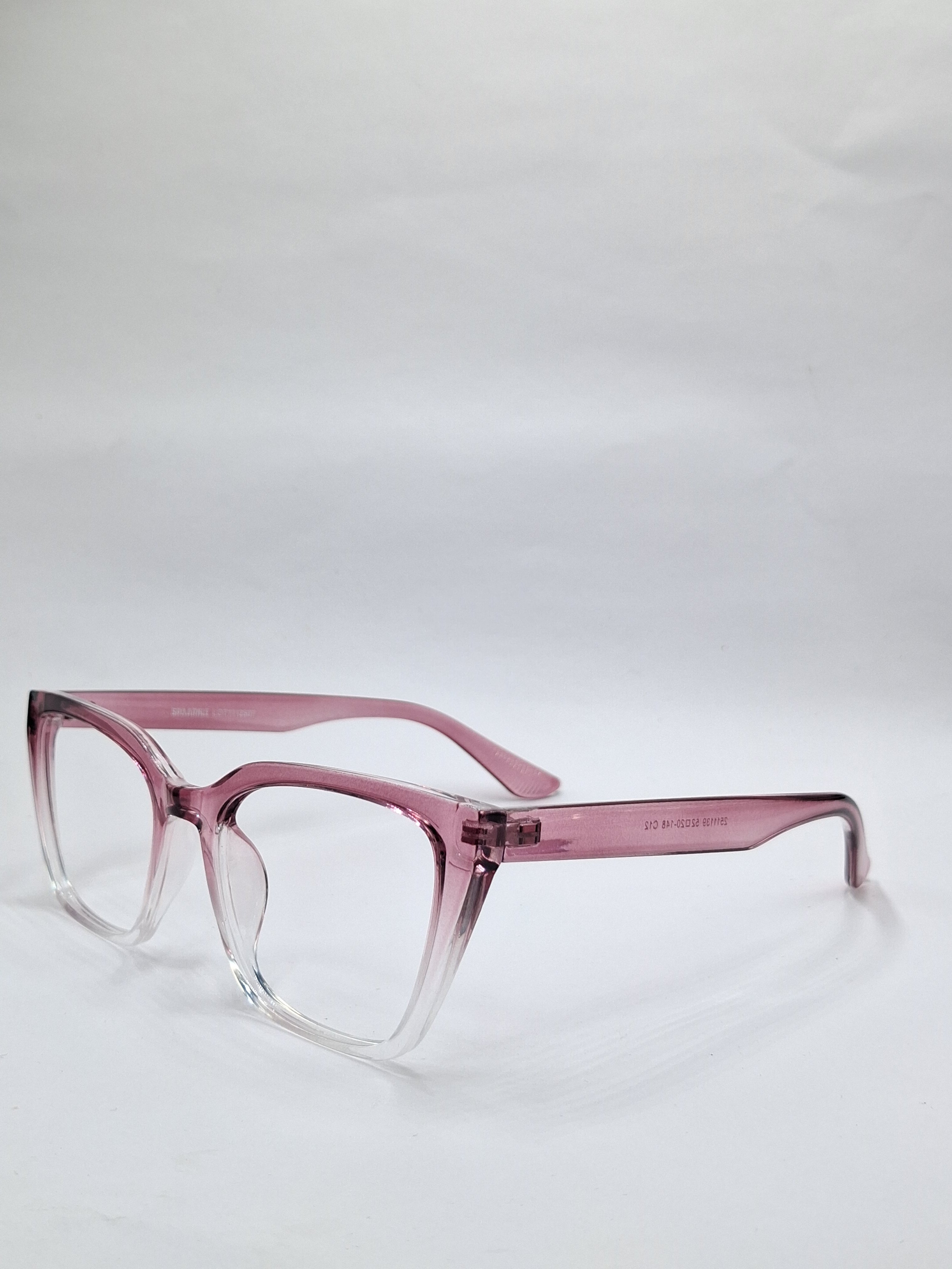 vision plus pink and white frame