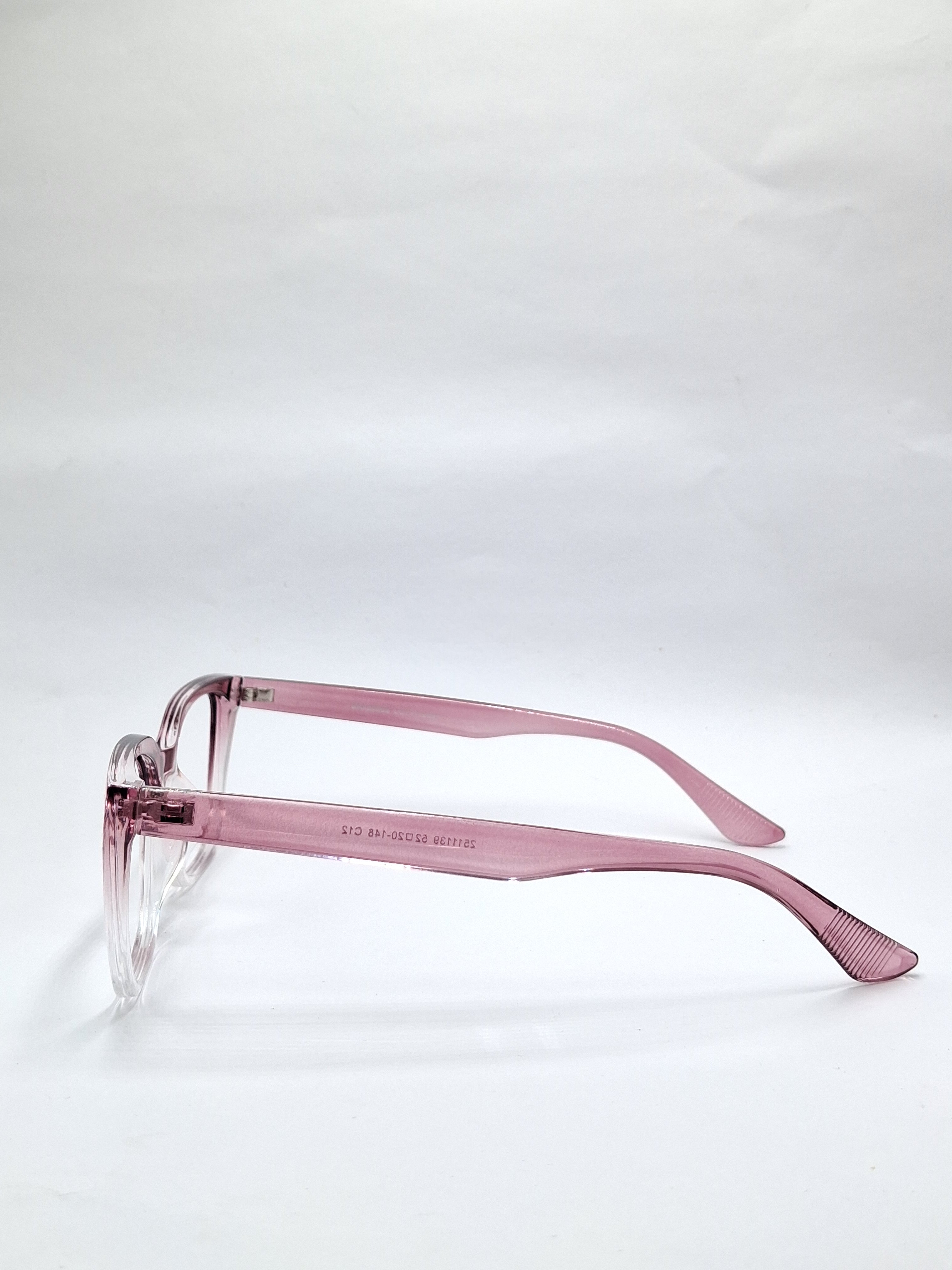 vision plus pink and white frame