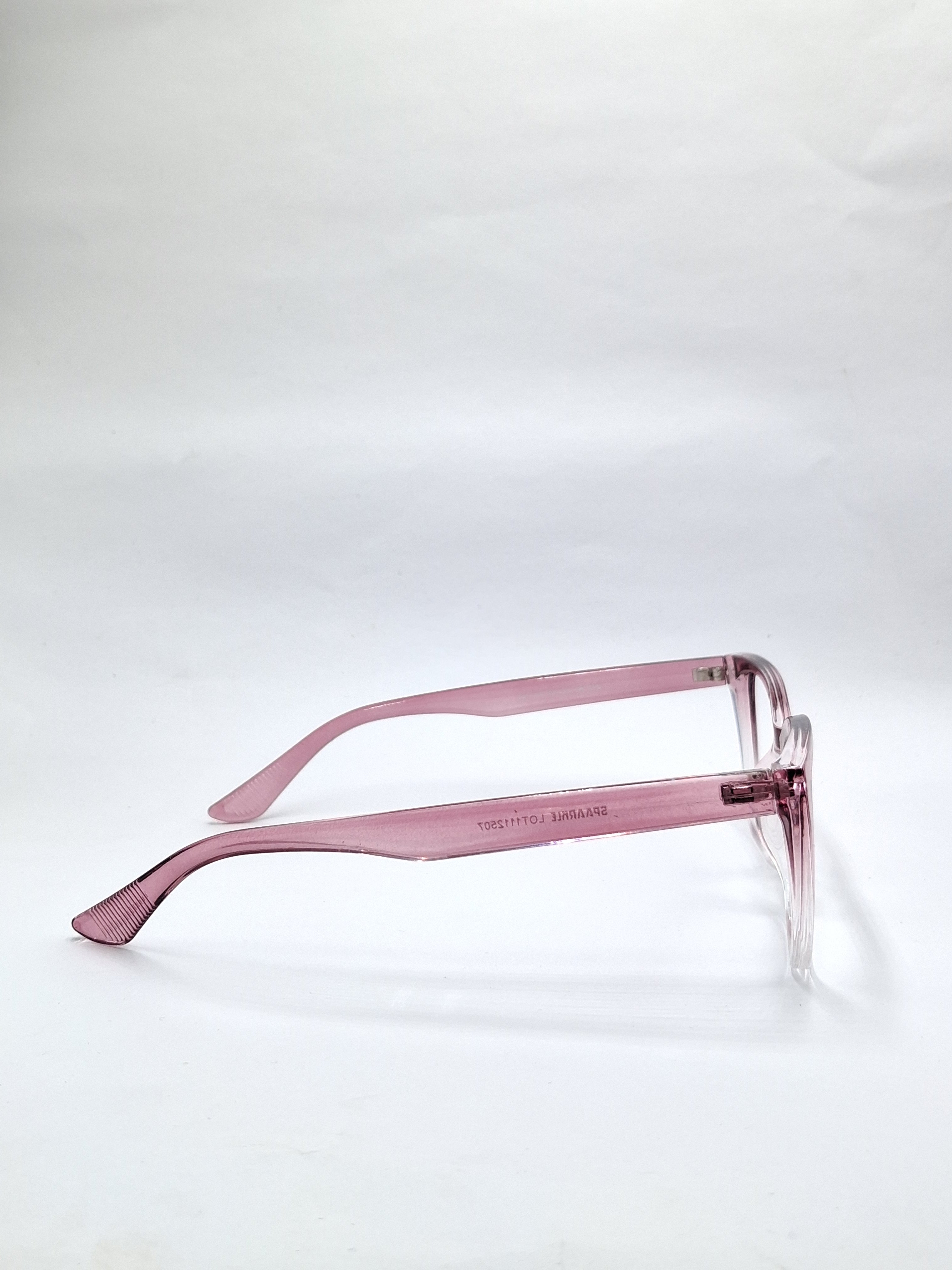 vision plus pink and white frame