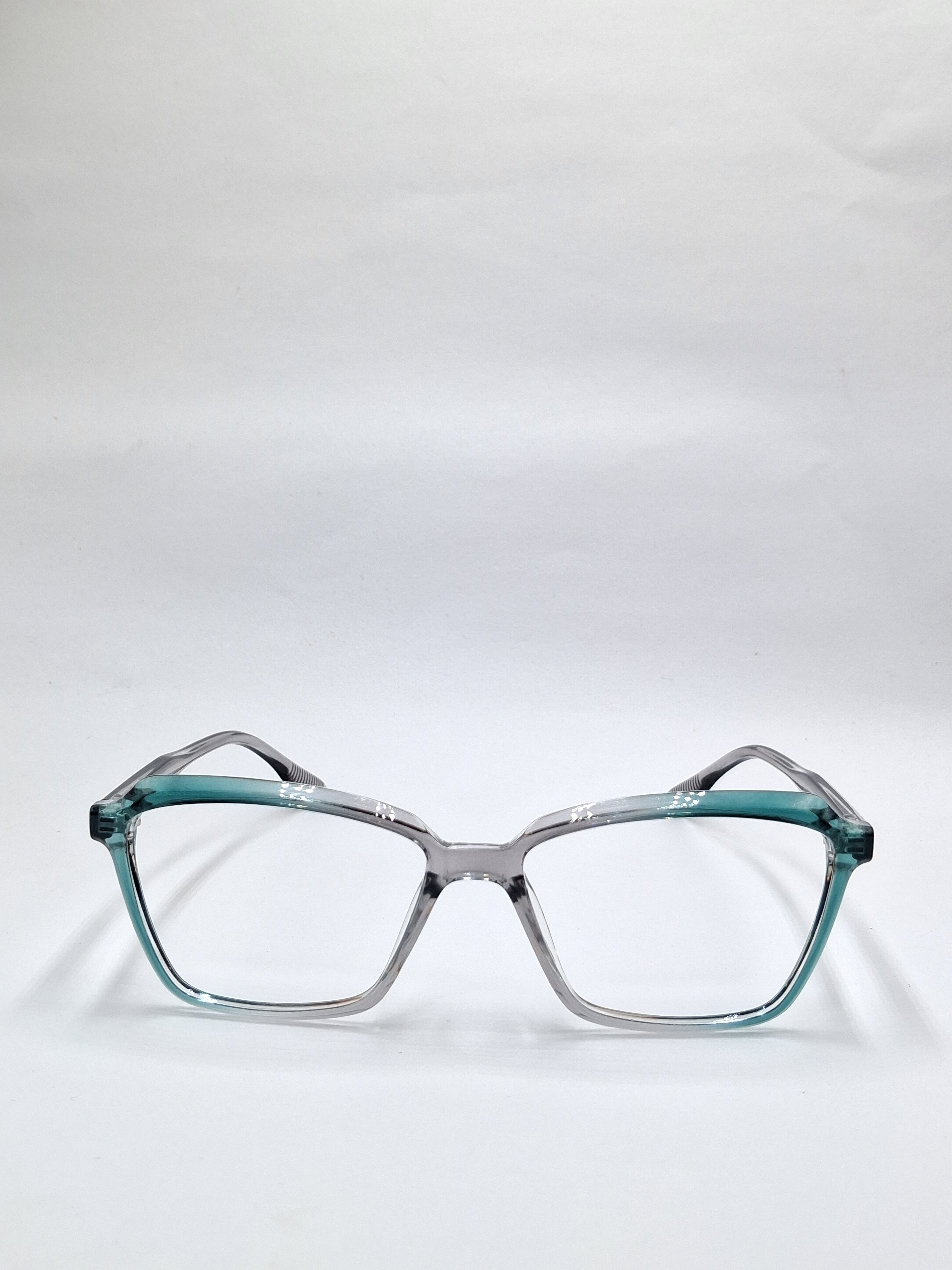 vision plus green and  transparent frame