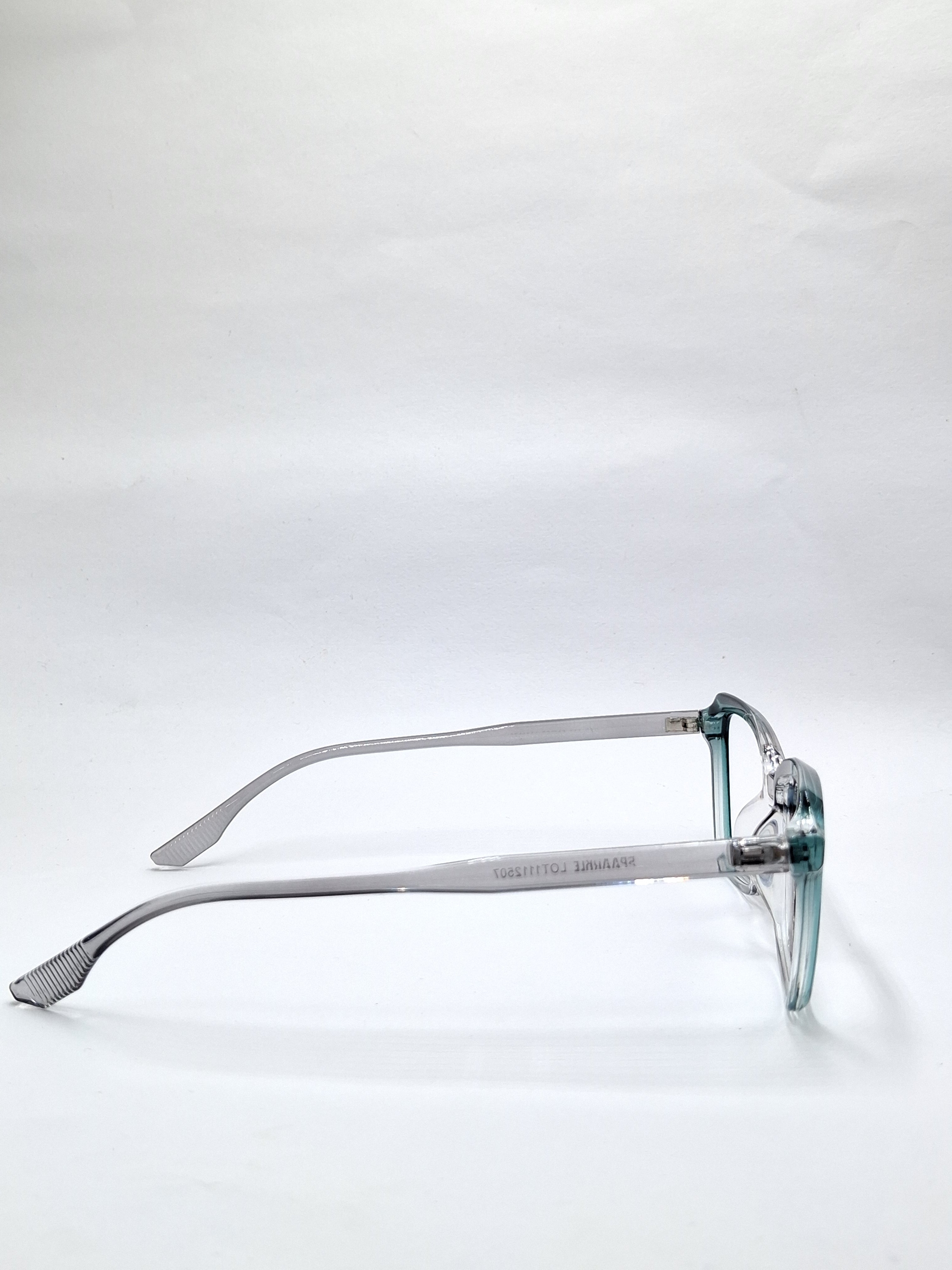 vision plus green and  transparent frame