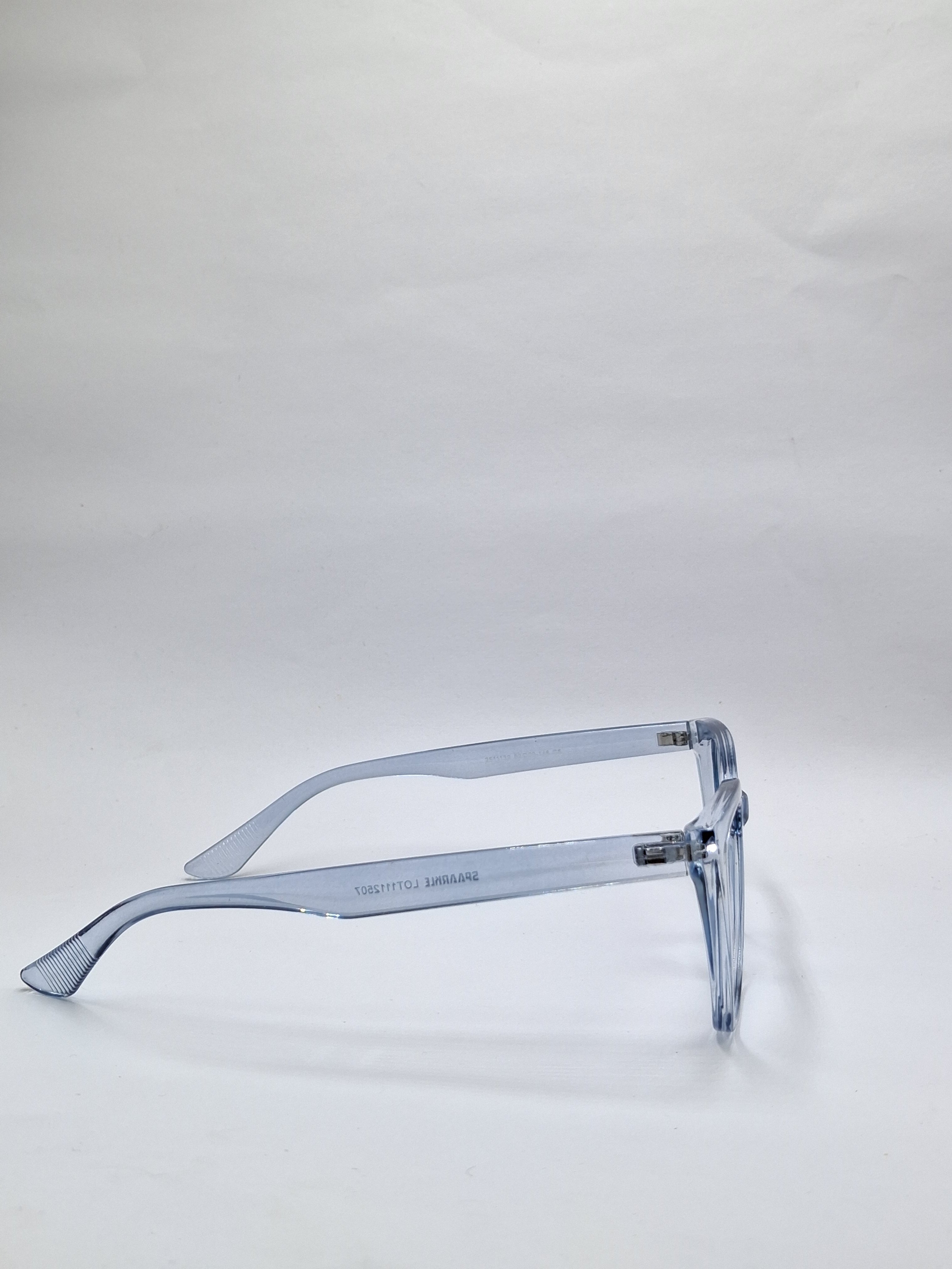 vision plus transparent sky blue frame