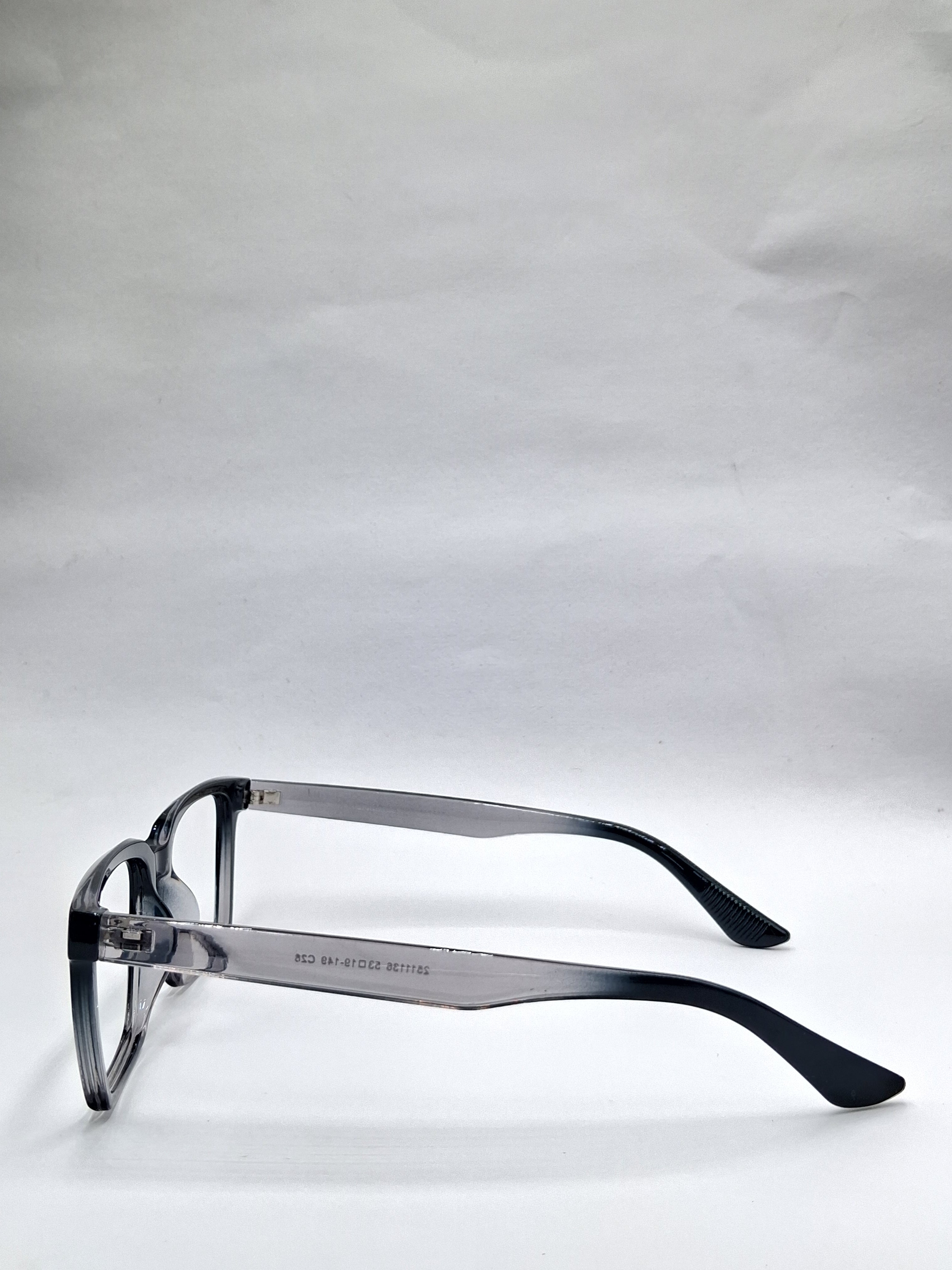 vision plus black and transparent frame