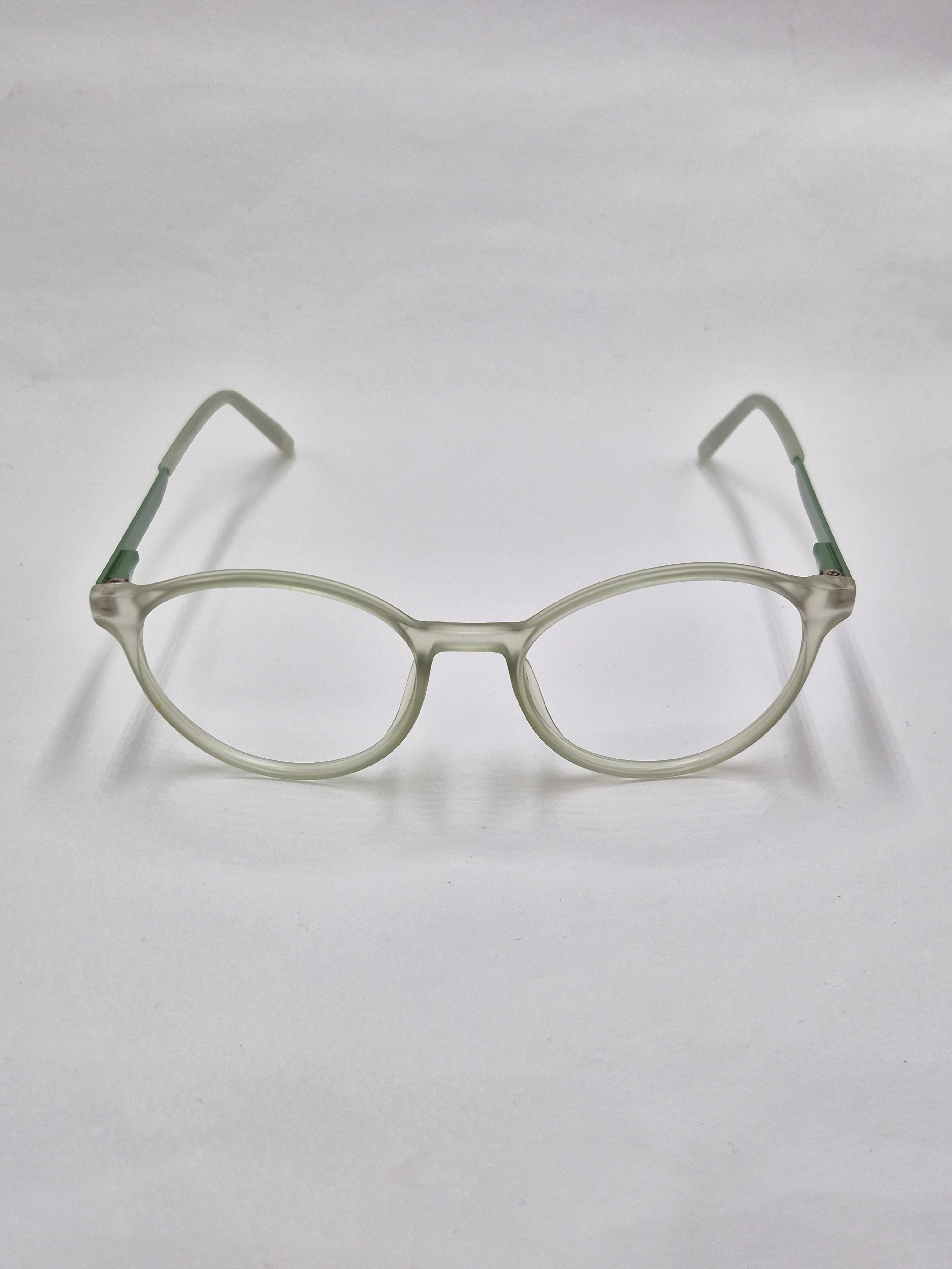 vision plus transparent matte silver frame