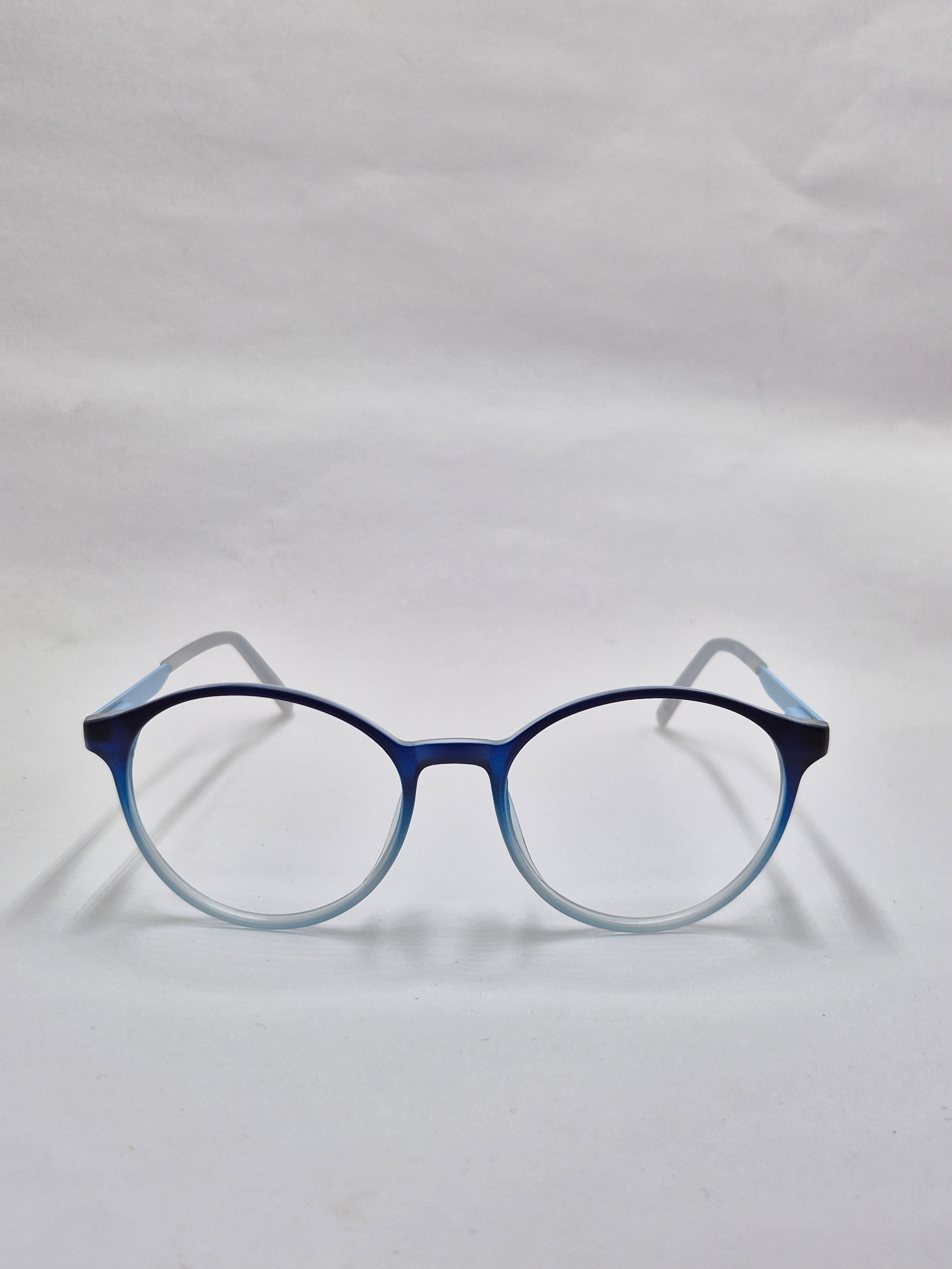 vision plus matte dual blue frame