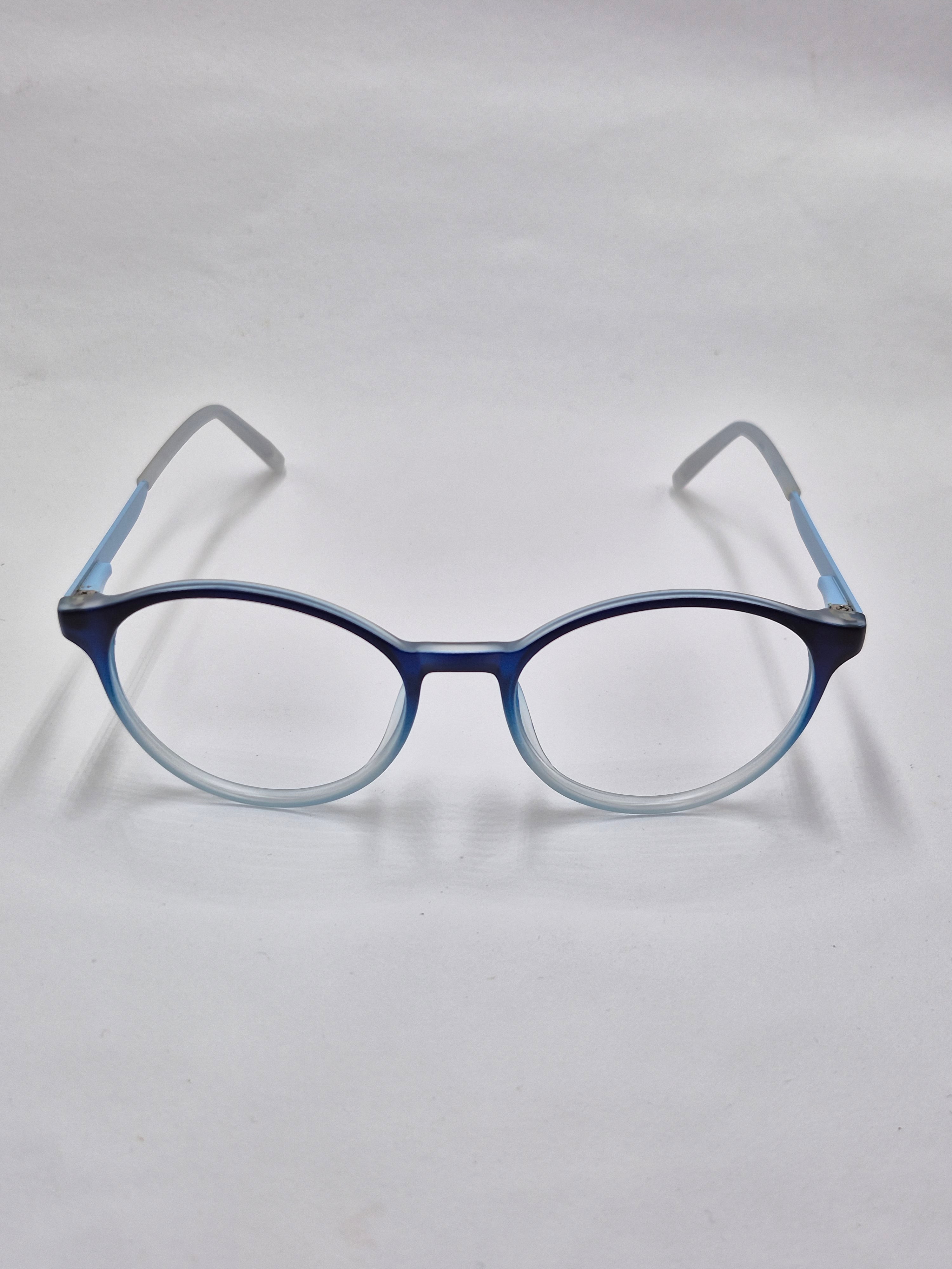 vision plus matte dual blue frame